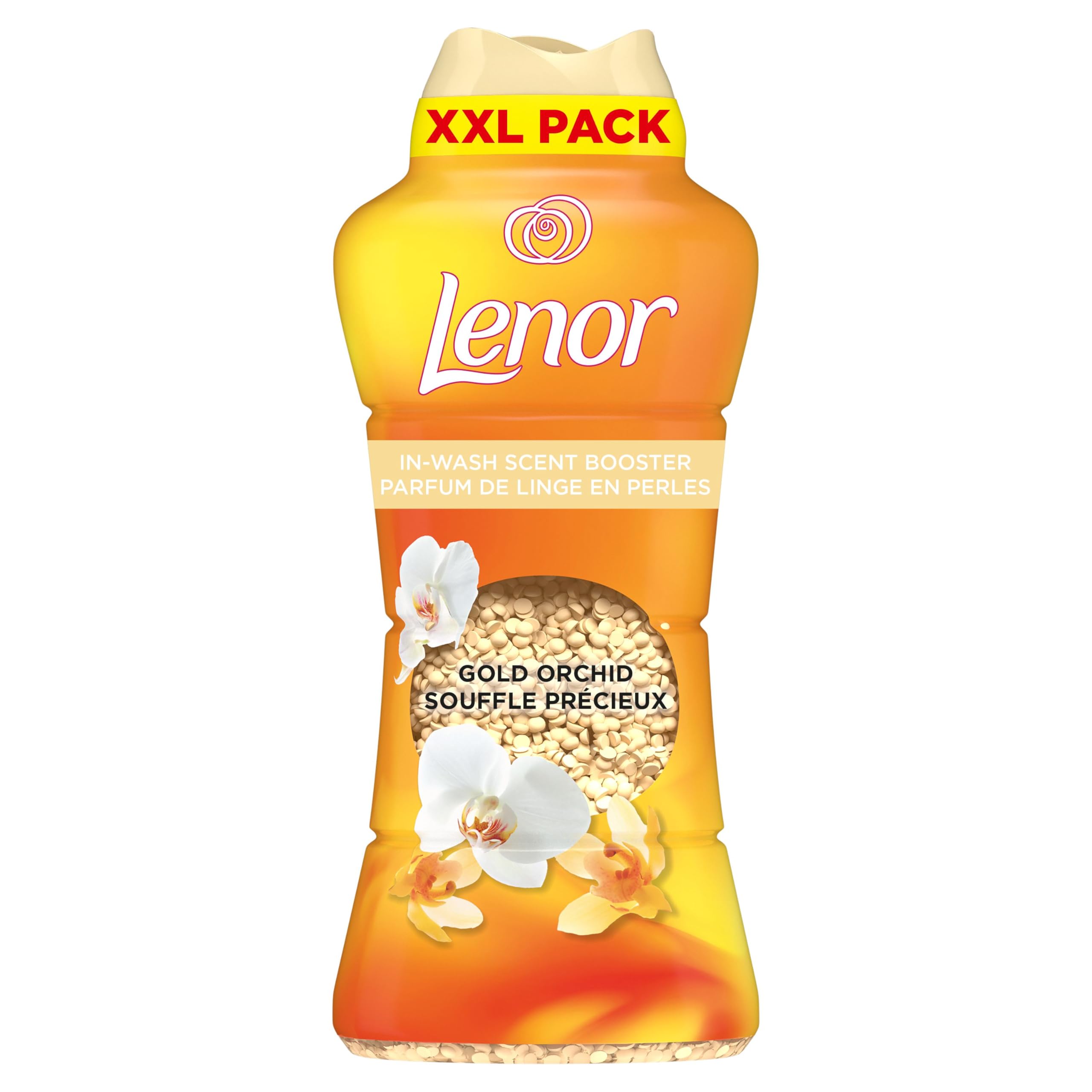 Lenor Gold Orchid In-Wash Scent Booster Beads - 735g | Non-Stop Freshness | Orchid Scent 1