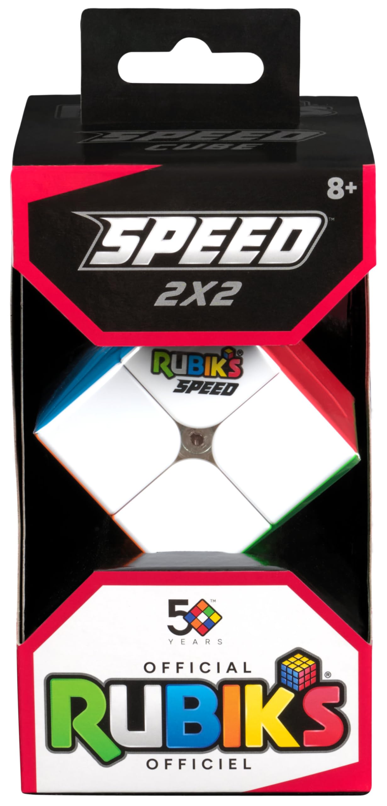 Rubik's 2x2 Speed Cube - Stickerless, Faster, Smoother Play | Multicolor Plastic 4