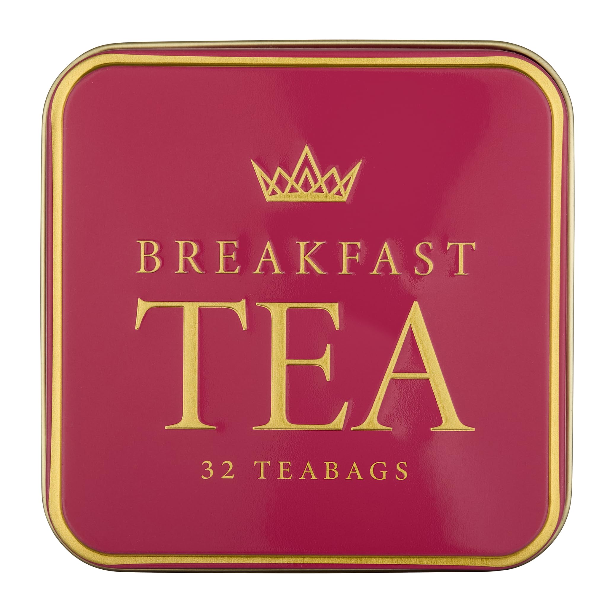 New English Teas Victorian Garden Tea Tin - 32 English Breakfast Teabags 12
