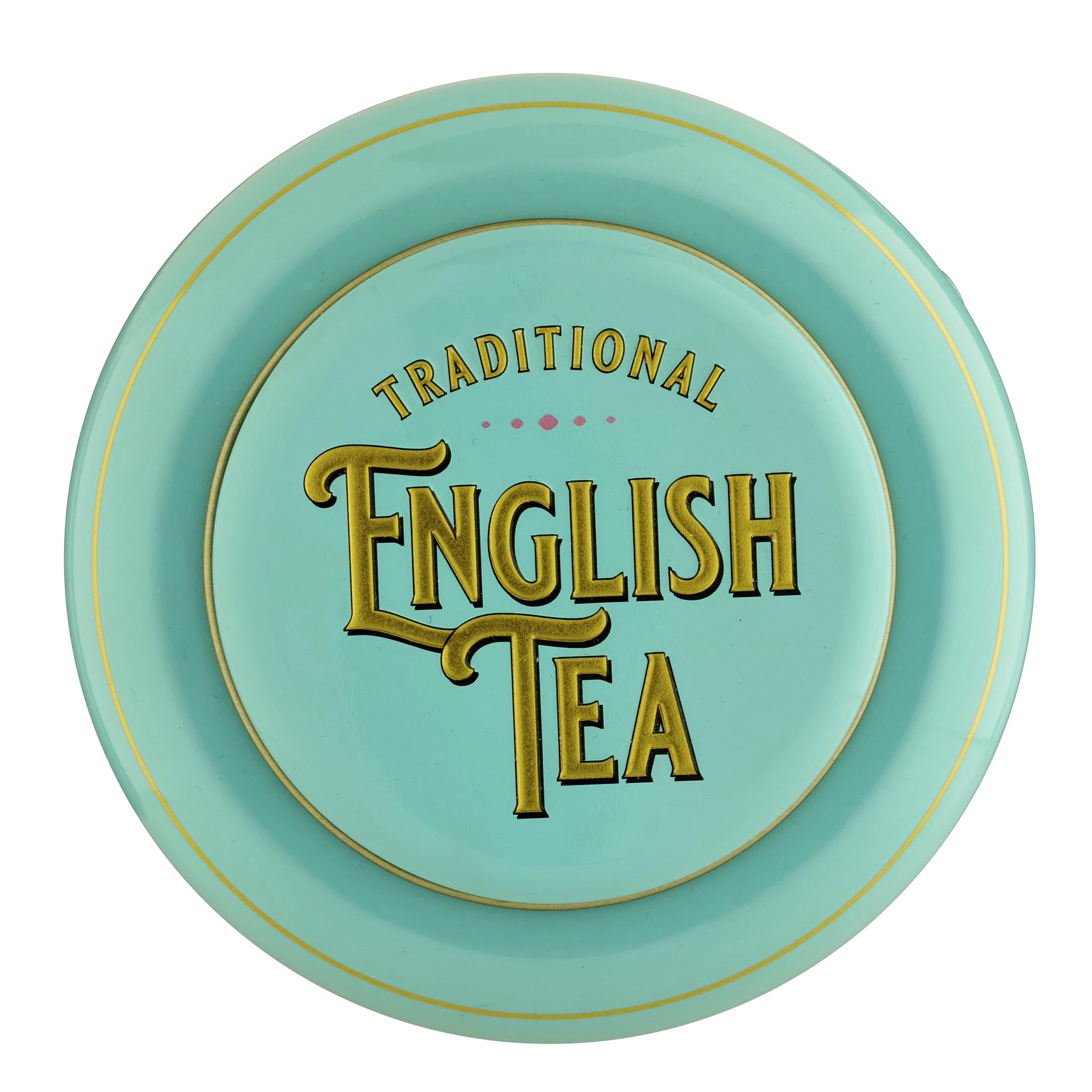 New English Teas Vintage Victorian Mint-Green Tea Caddy with 80 English Breakfast Teabags 3