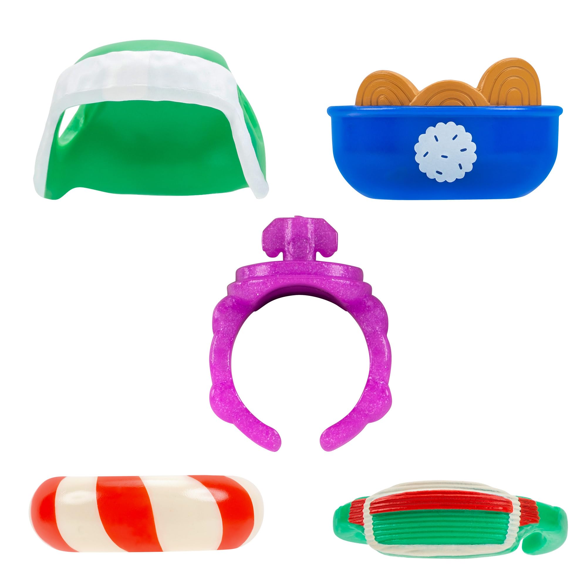 Squish-a-longs Clip-a-longs Holiday Pack - Includes 4 Mini-Squish & Accessories 5