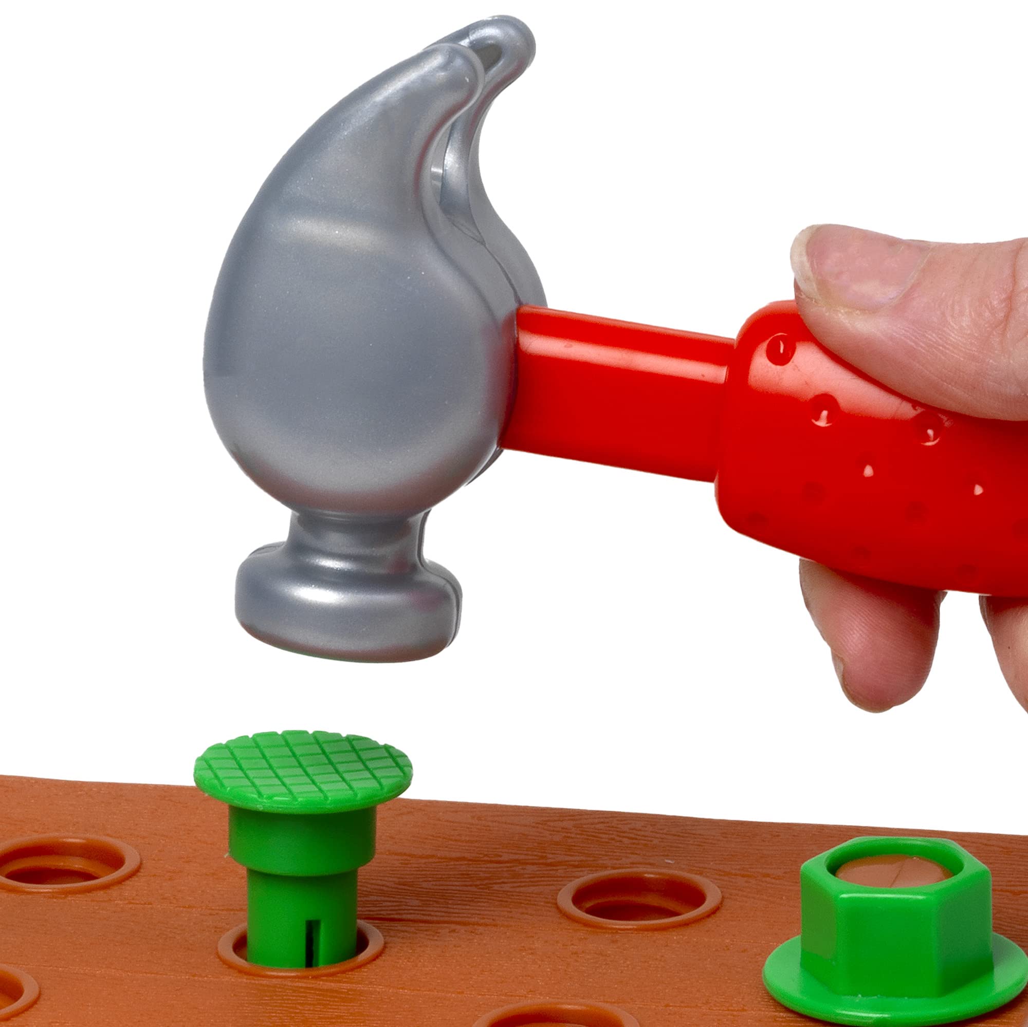 Peterkin Classic Children's Tool Set in Carry Case - 14 Piece Plastic Role Play Toys | Ages 3+ 4