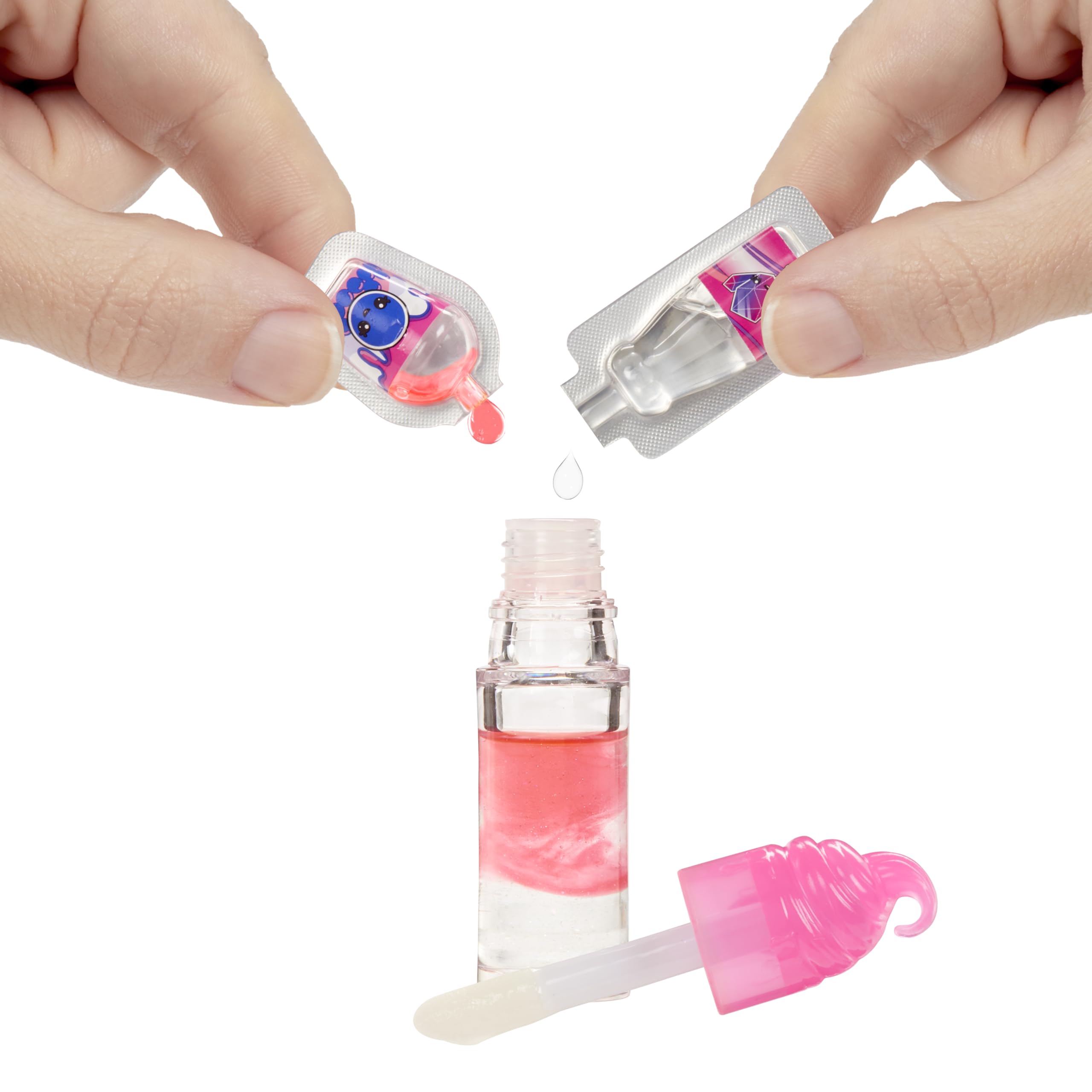 Yummiland Lip Gloss Doll - Roxie Crystal Candy - DIY Scented Lip Gloss Playset for Ages 3+ 3
