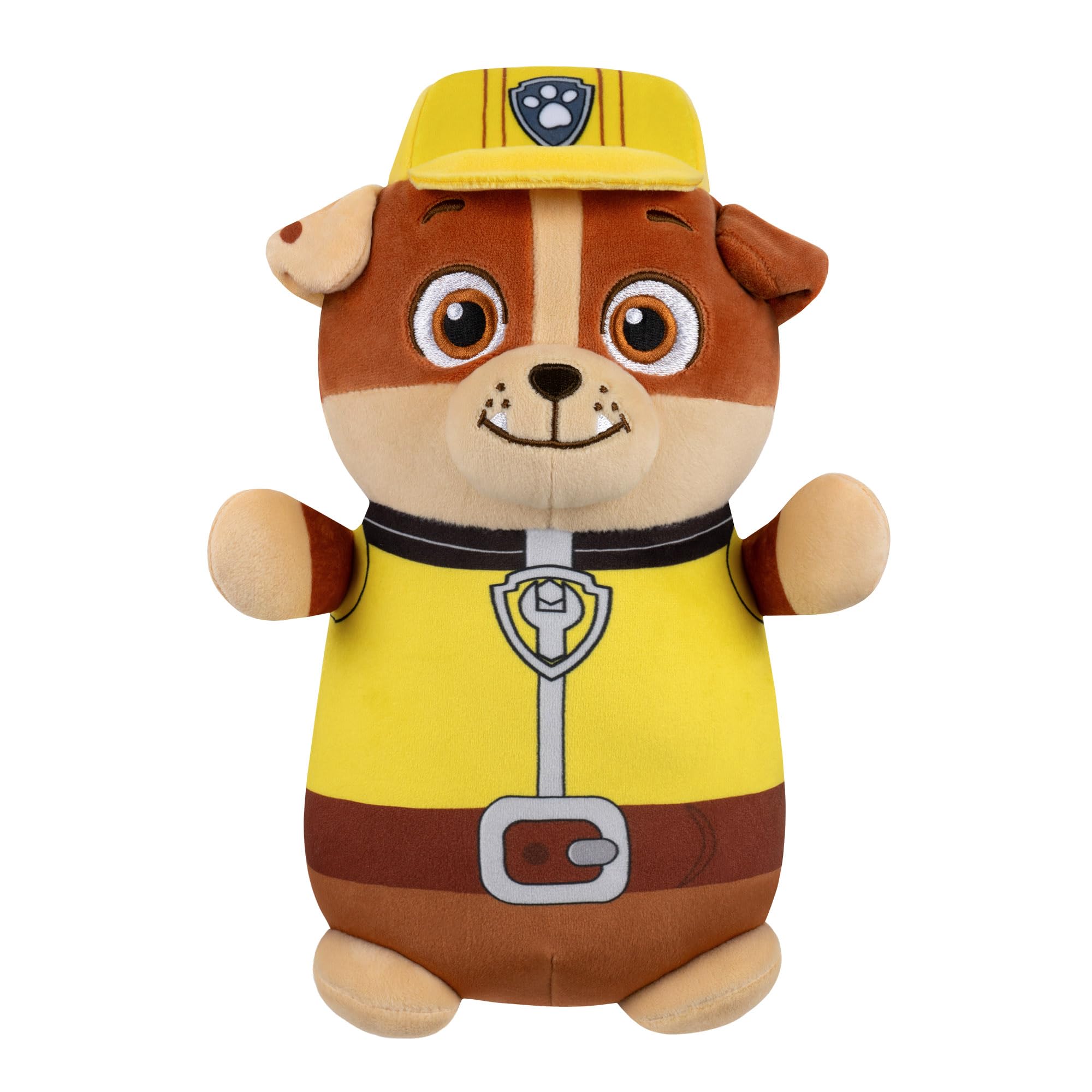 Squishmallows Paw Patrol 10-Inch Rubble HugMees Plush - Super Soft Cuddly Toy 8
