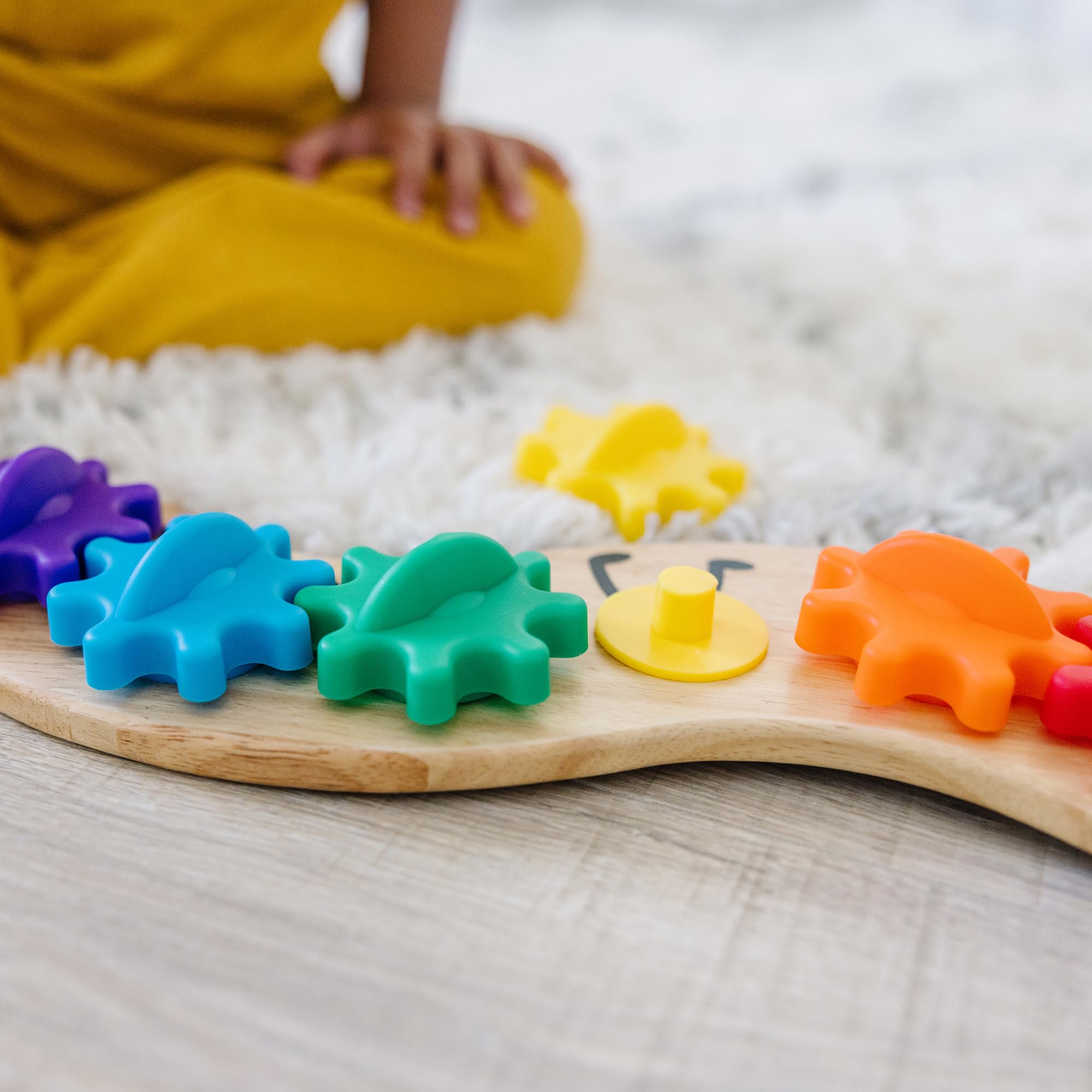 Melissa & Doug Caterpillar Gear Toy - Educational Wooden Puzzle for Toddlers 18M+ 13