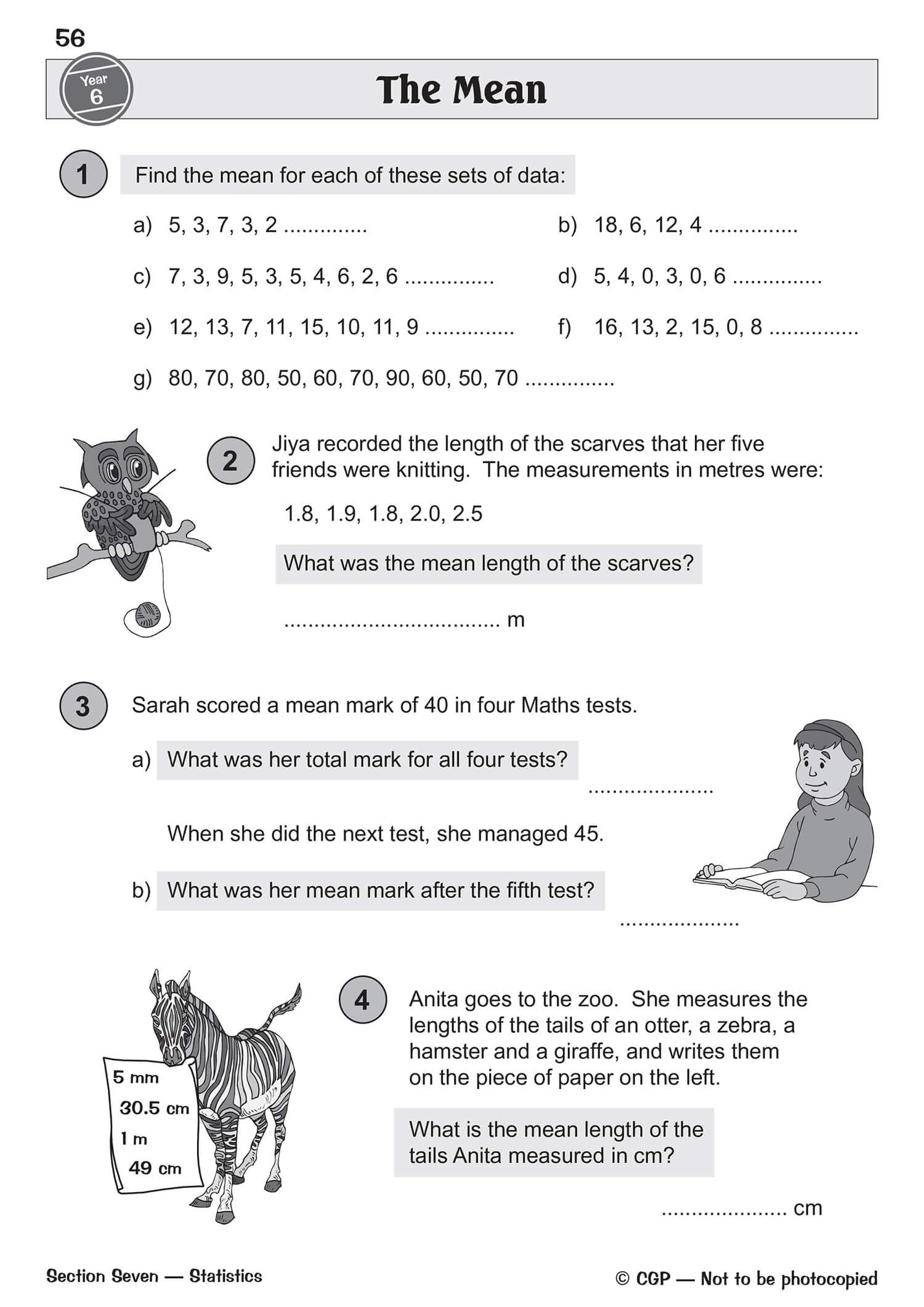 CGP KS2 Maths Question Book - Practice Questions for Key Stage Two Maths | Paperback 7