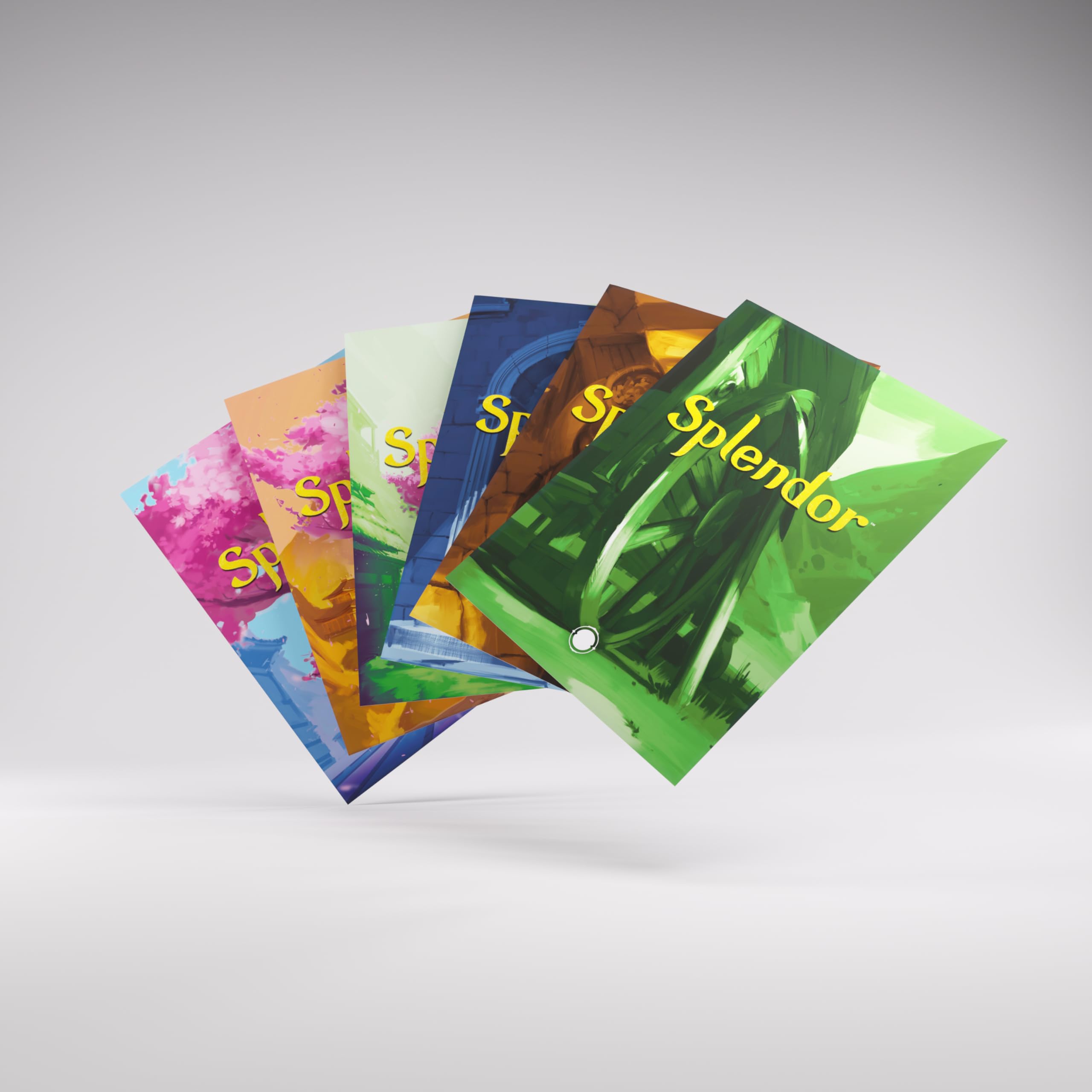 Gamegenic Splendor Premium Art Sleeves – 120 Matte Sleeves for Splendor Base Game & Expansion