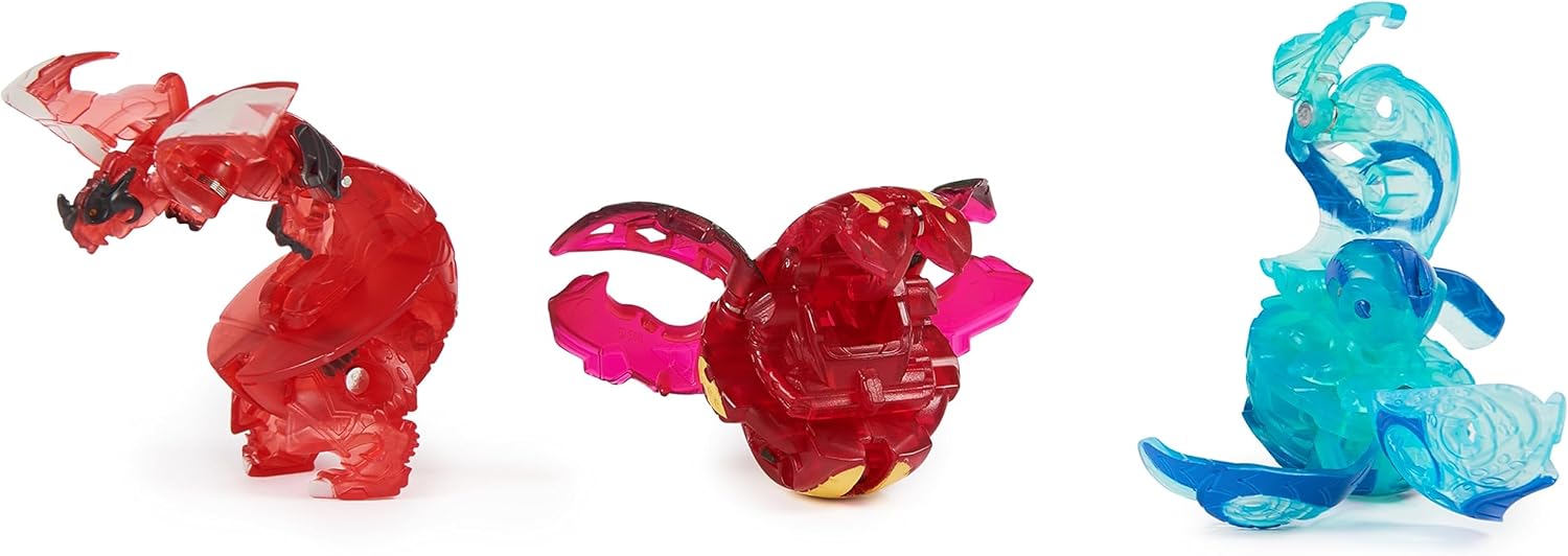 BAKUGAN Ultimate 6-Pack - Spinning Attack Dragonoids, Titanium & Core Balls for Kids 6-8 4