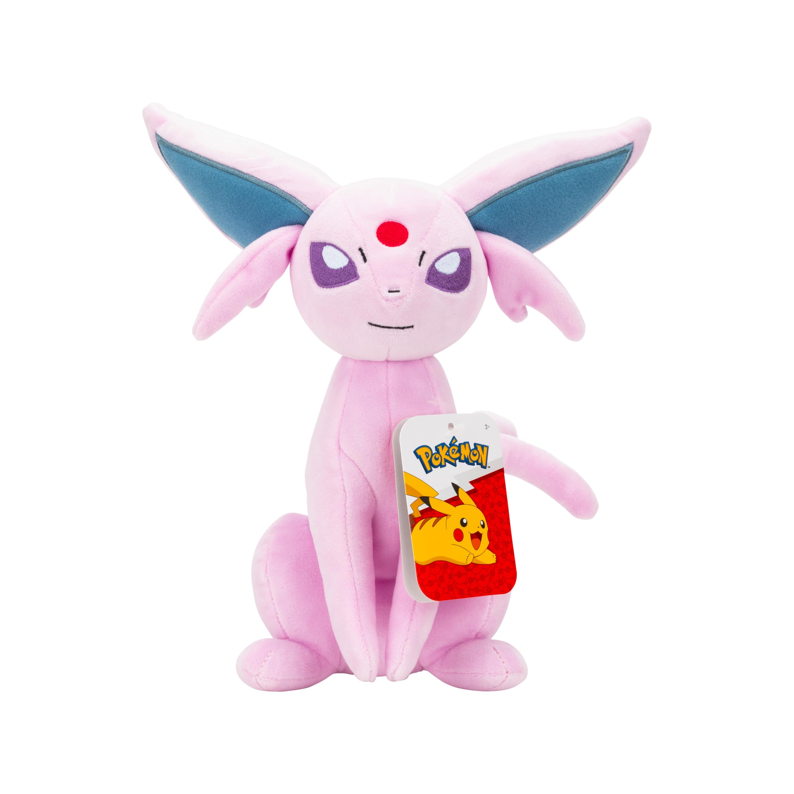 Pokémon Espeon Soft Plush - 8-Inch Snuggly Stuffed Toy | Officially Licensed | Polyester