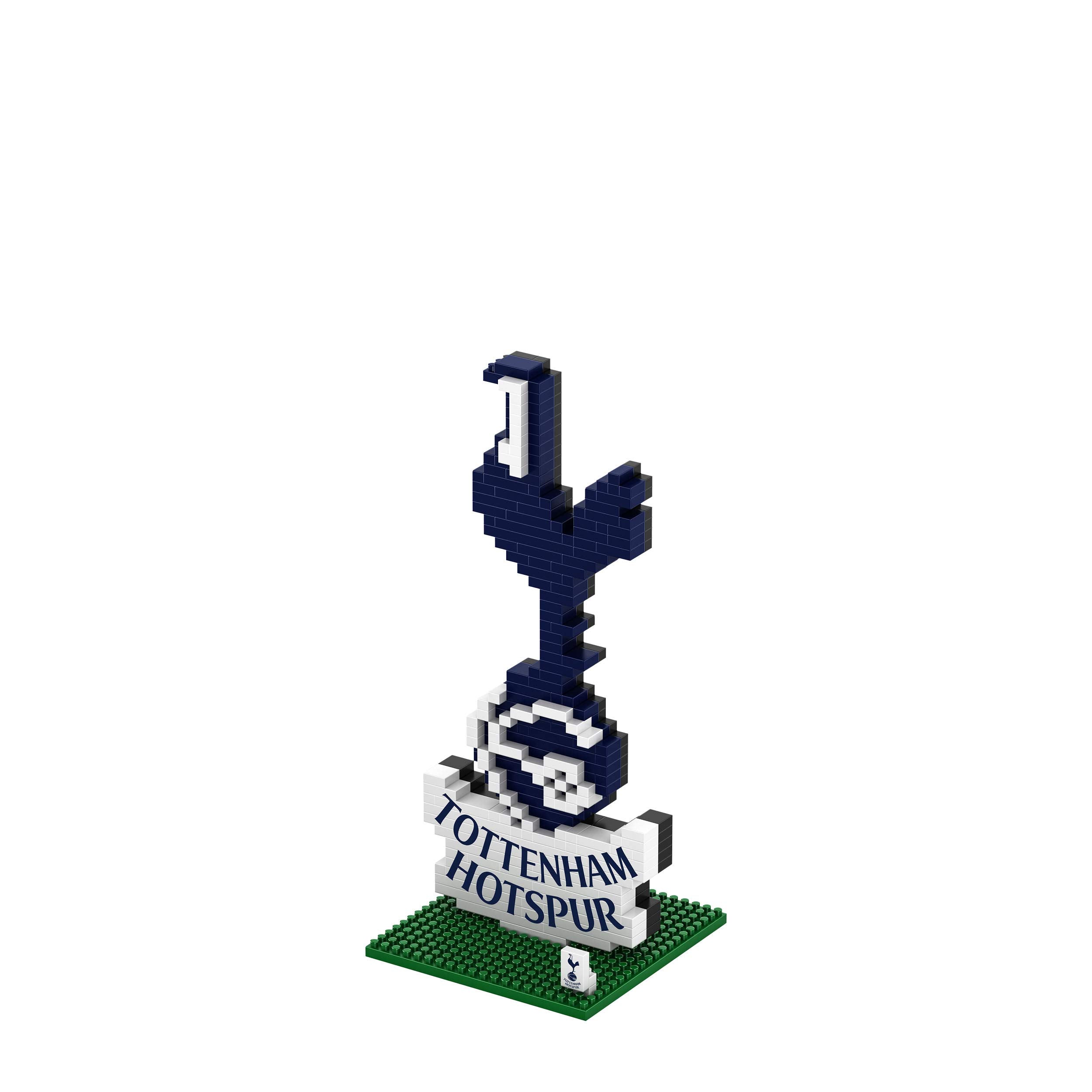 FOCO Tottenham Hotspur BRXLZ Logo Building Set - 399 Pieces | Ages 12+ | 8cm x 5cm x 10cm