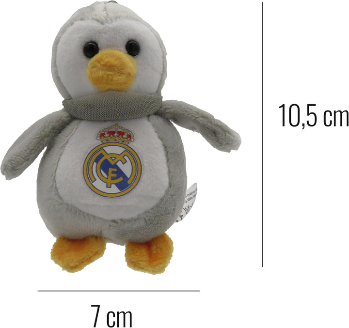 CyP Brands Real Madrid Penguin Plush Keychain Backpack Pendant (M)