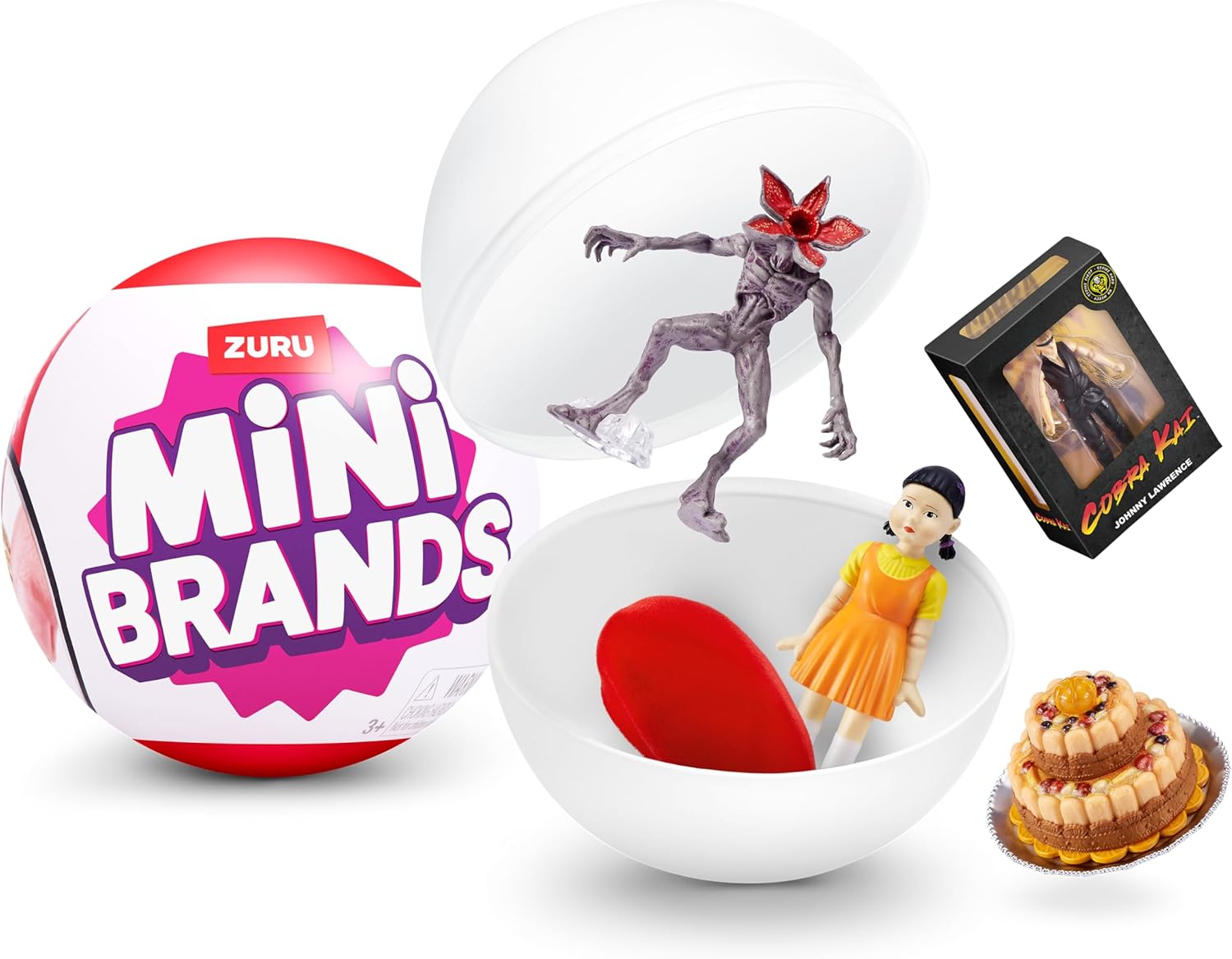 Mini Brands Netflix Capsule by ZURU - Surprise Collectible Minis from Stranger Things, Bridgerton & Squid Game 1