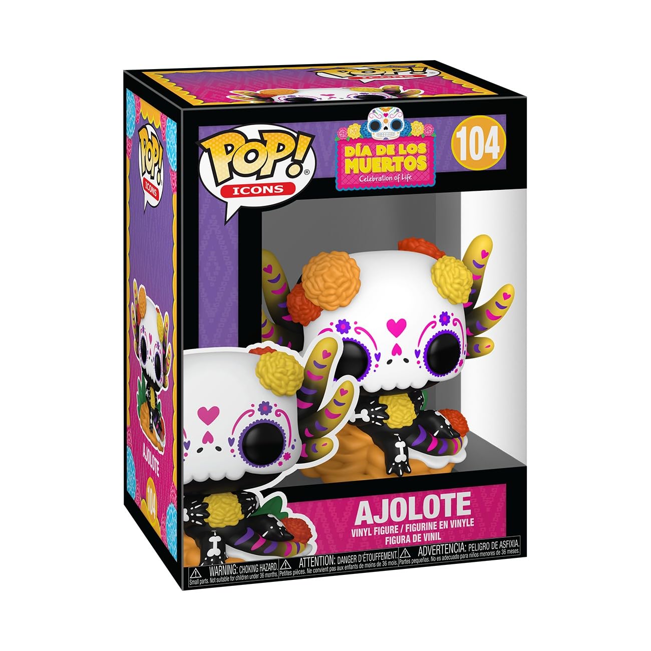 Funko POP! Icons: Dia De Los Muertos - Ajolote Vinyl Figure - 3.75 inches 1
