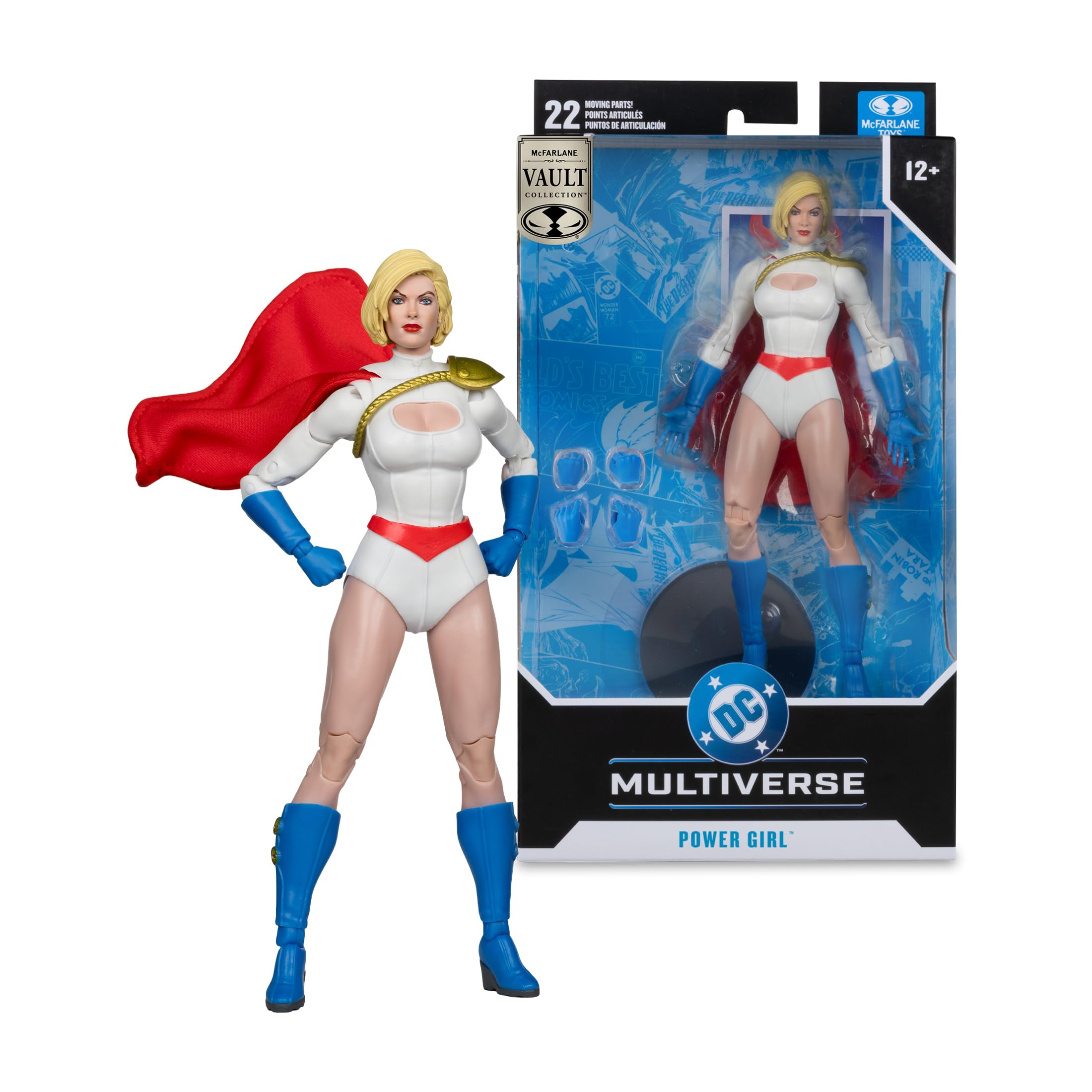 McFarlane DC Multiverse Power Girl 7in Action Figure - Ultra Articulation | 7 Inch Scale | Unisex Adult 1