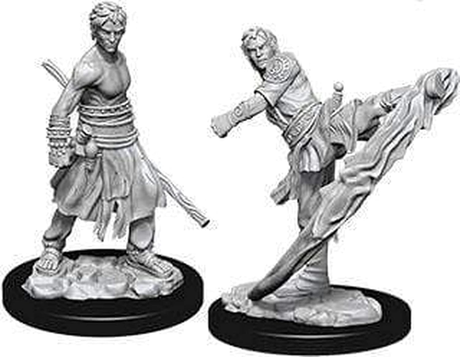 WizKids Dungeons & Dragons Nolzur's Marvelous Miniatures - Male Half-Orc Barbarian Unpainted Miniature Set