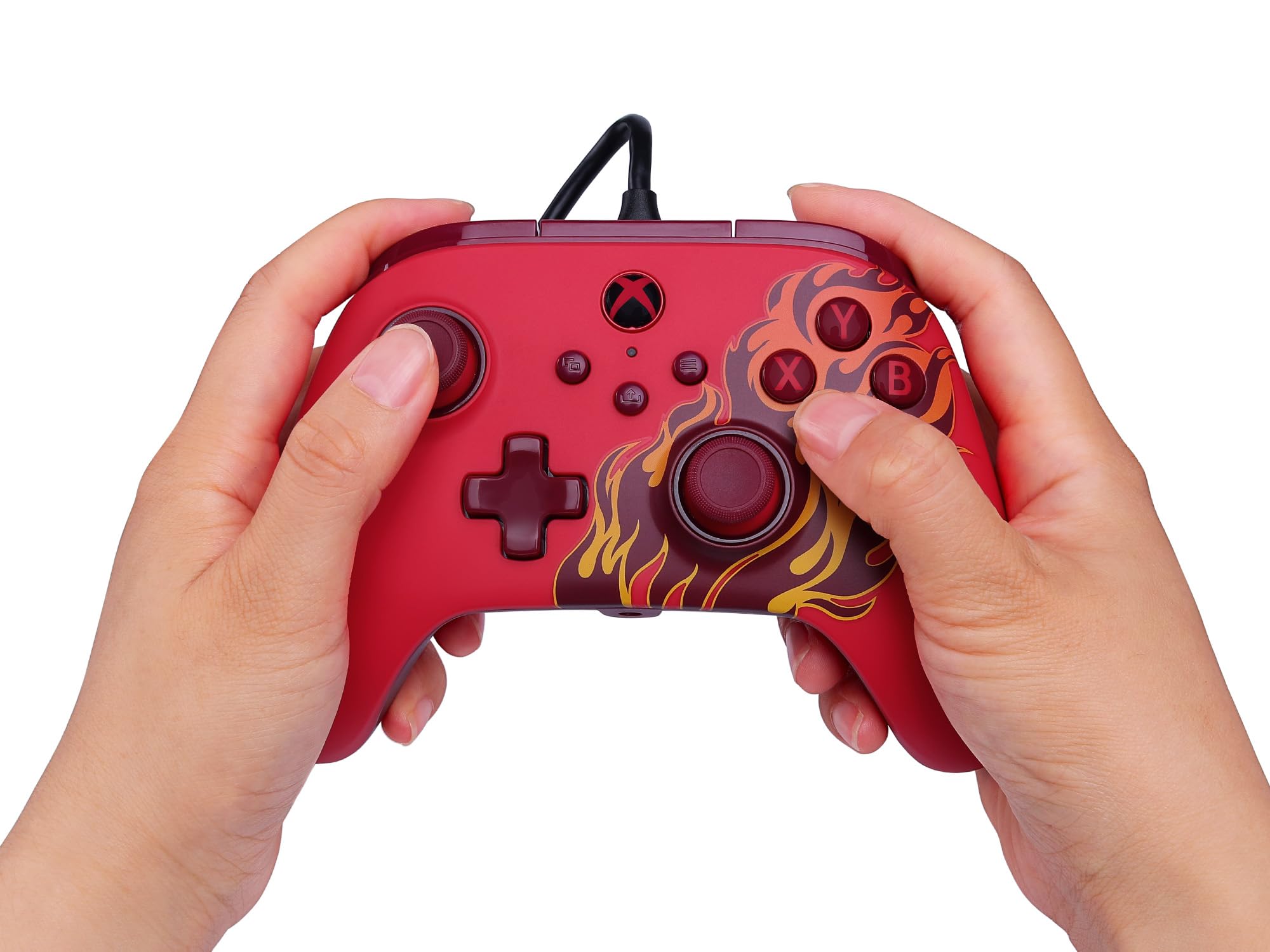 PowerA Advantage Wired Controller - Red Blaze [Xbox Series X|S]