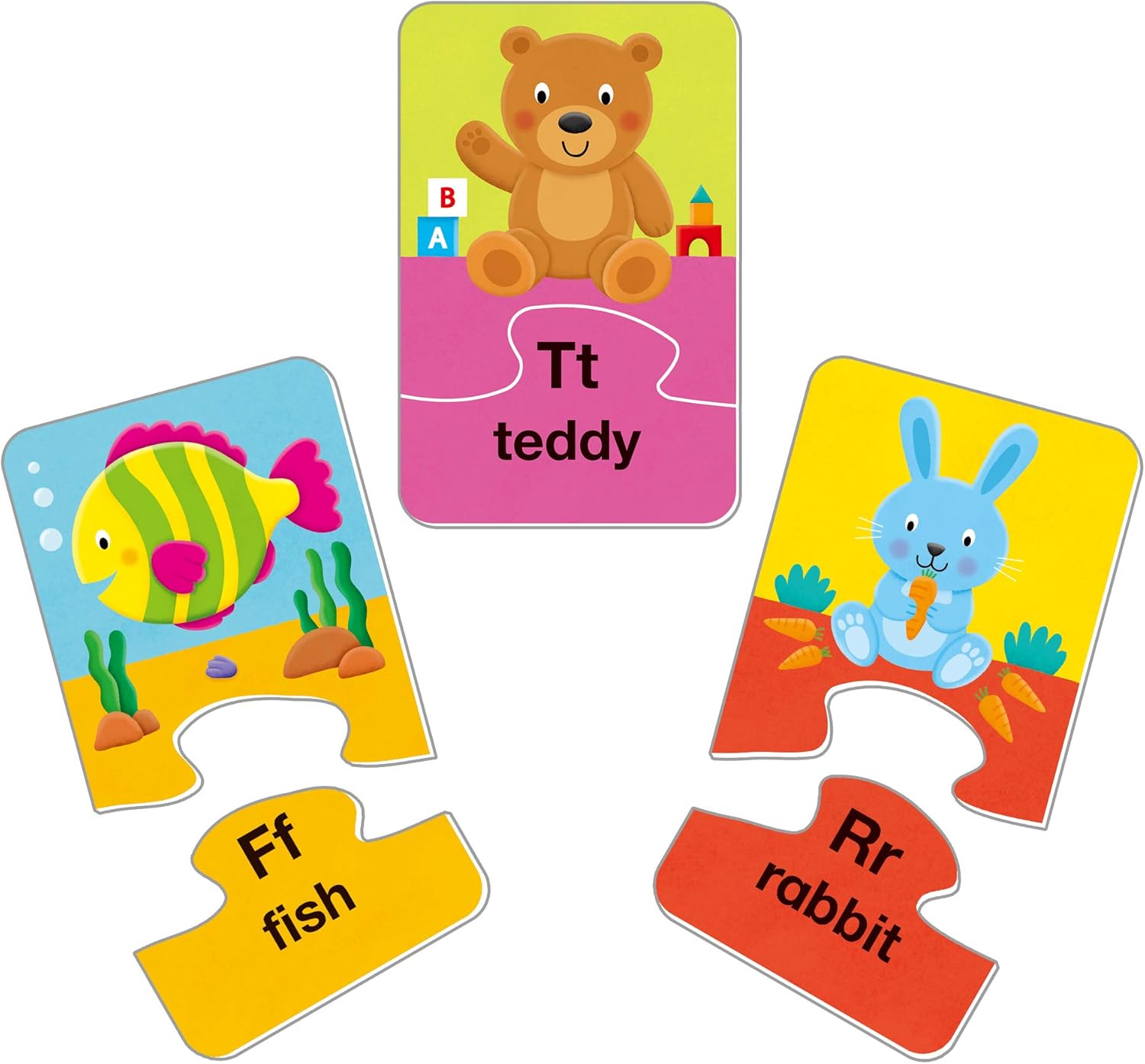Galt Toys Alphabet Puzzles - 26 Two-Piece Educational Jigsaw Puzzles for Kids 3+ 2