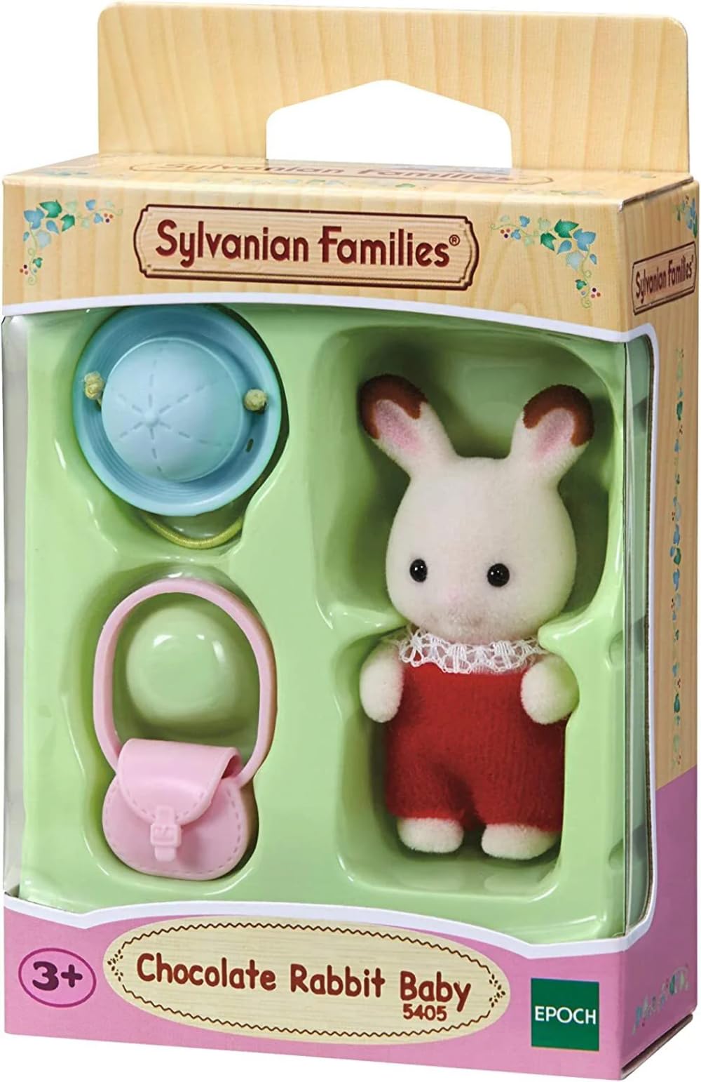 Sylvanian Families Chocolate Rabbit Baby Figurine 5405 | Posable Collectable Toy 1