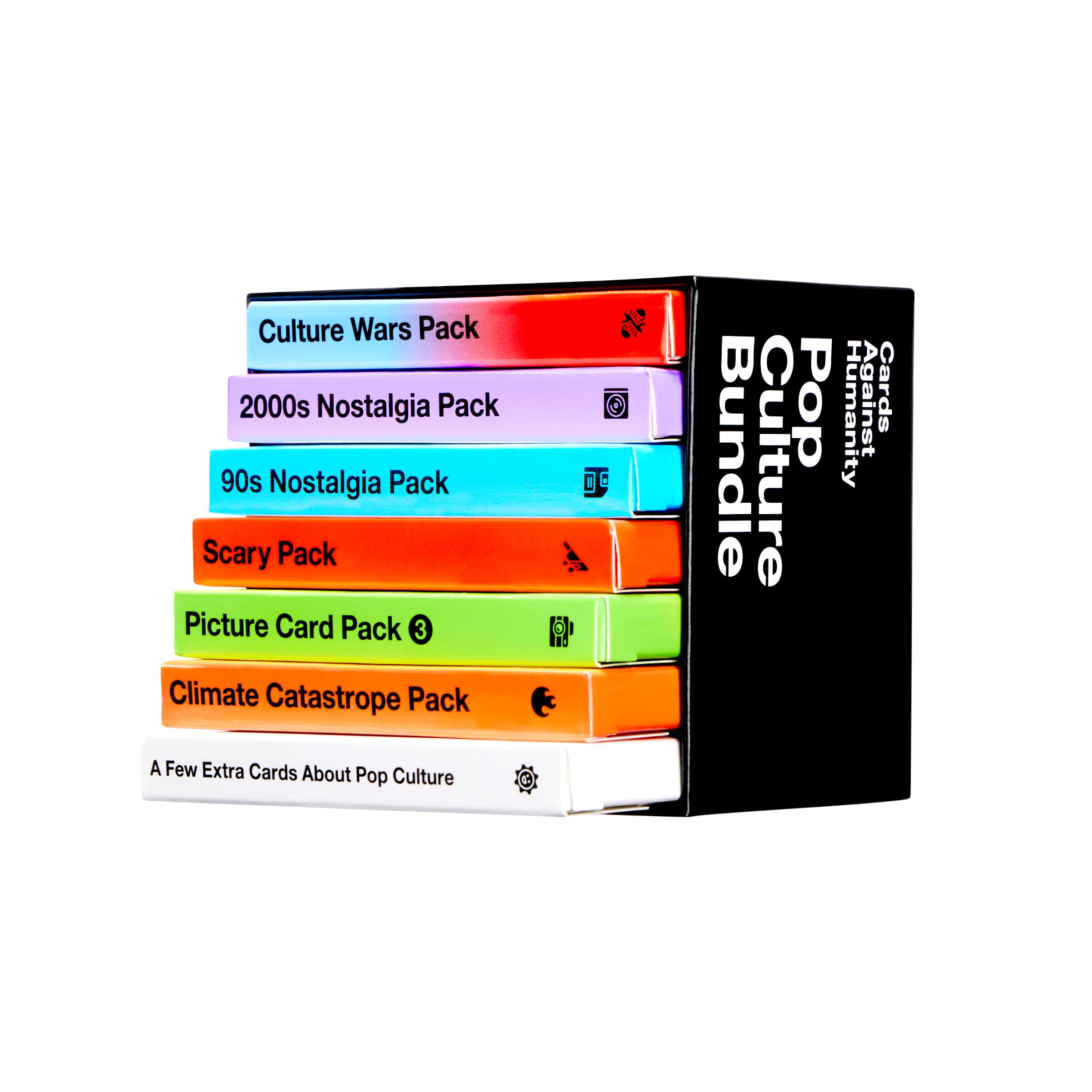 Cards Against Humanity Pop Culture Bundle - 6 Themed Expansion Packs + 10 New Cards | Ages 17+ 2