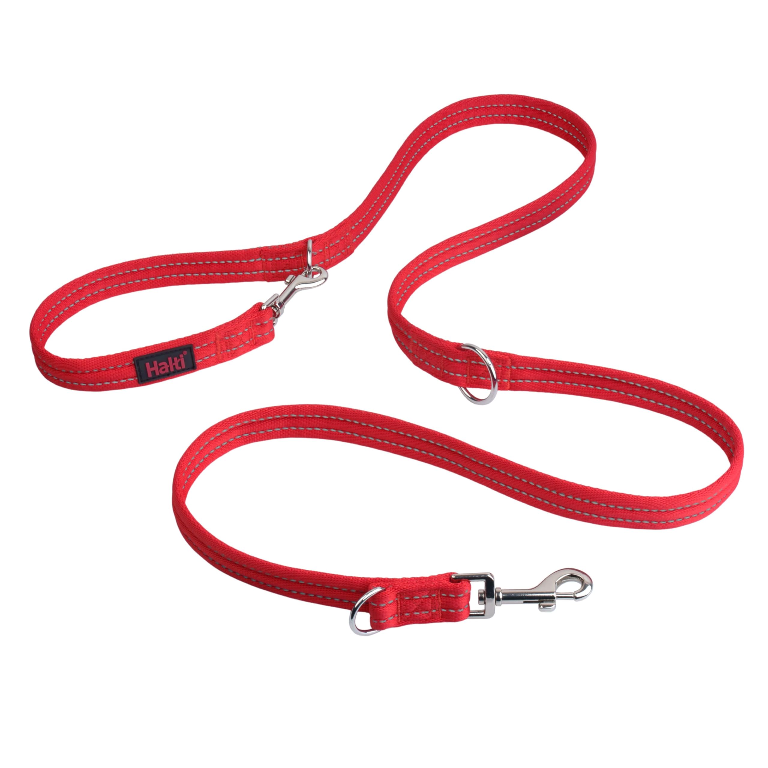 Halti Training Lead - Stops Pulling, Double-Ended, Lightweight & Durable | Size Small, Red, 2m