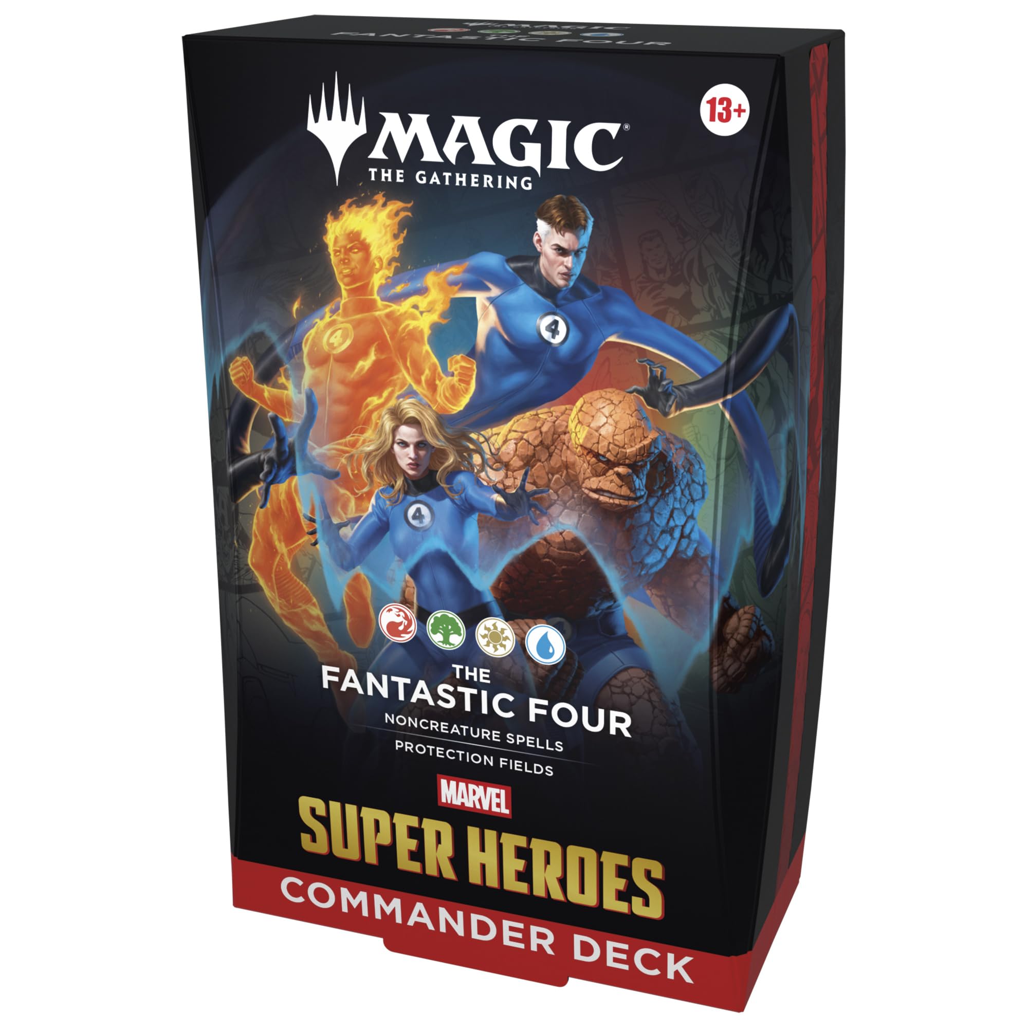 Magic: The Gathering Marvel Super Heroes Commander Deck - The Fantastic Four | Unisex Adult