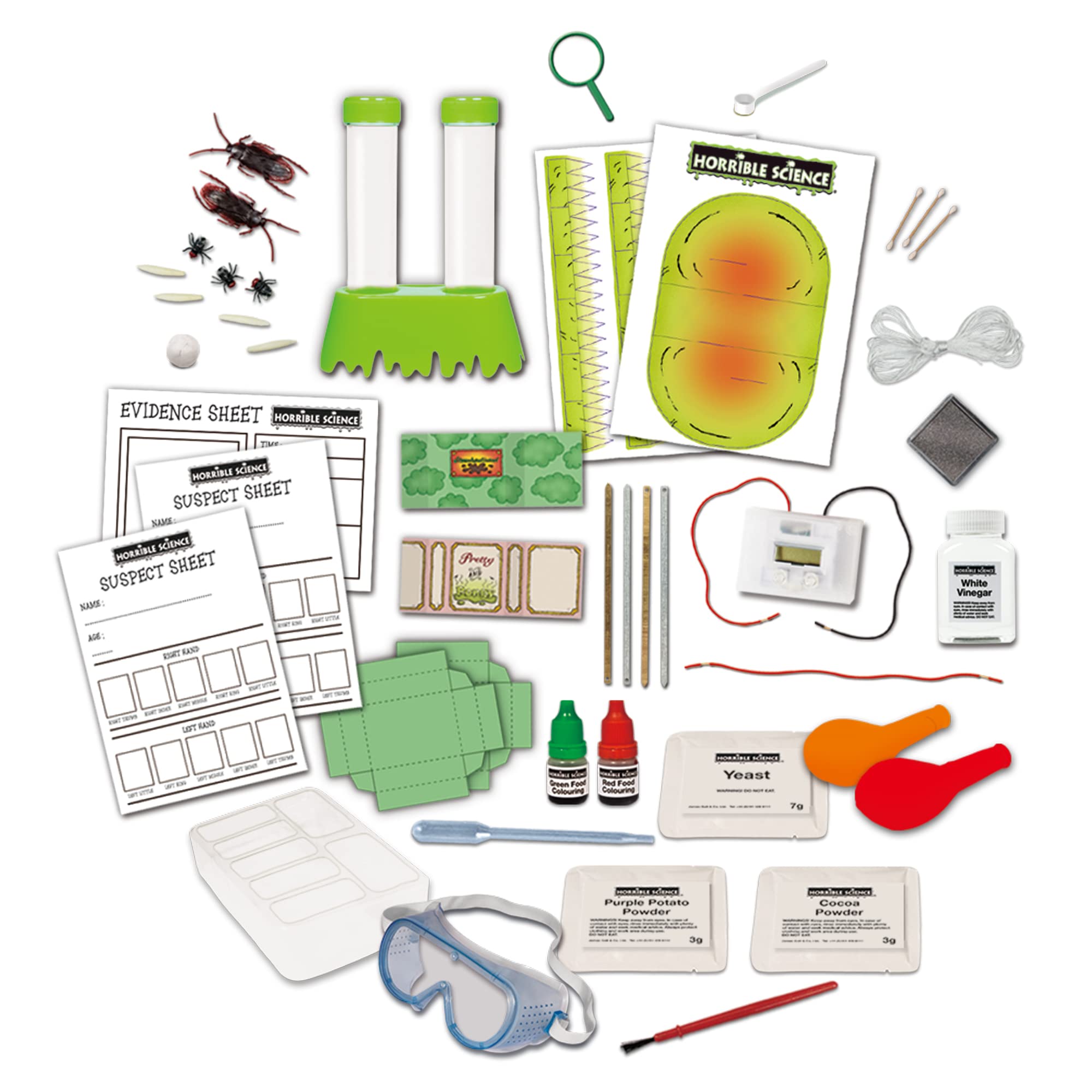 Horrible Science - Chaotic Kitchen Experiments by Galt Toys, STEM Science Kit for Kids 8+ 6