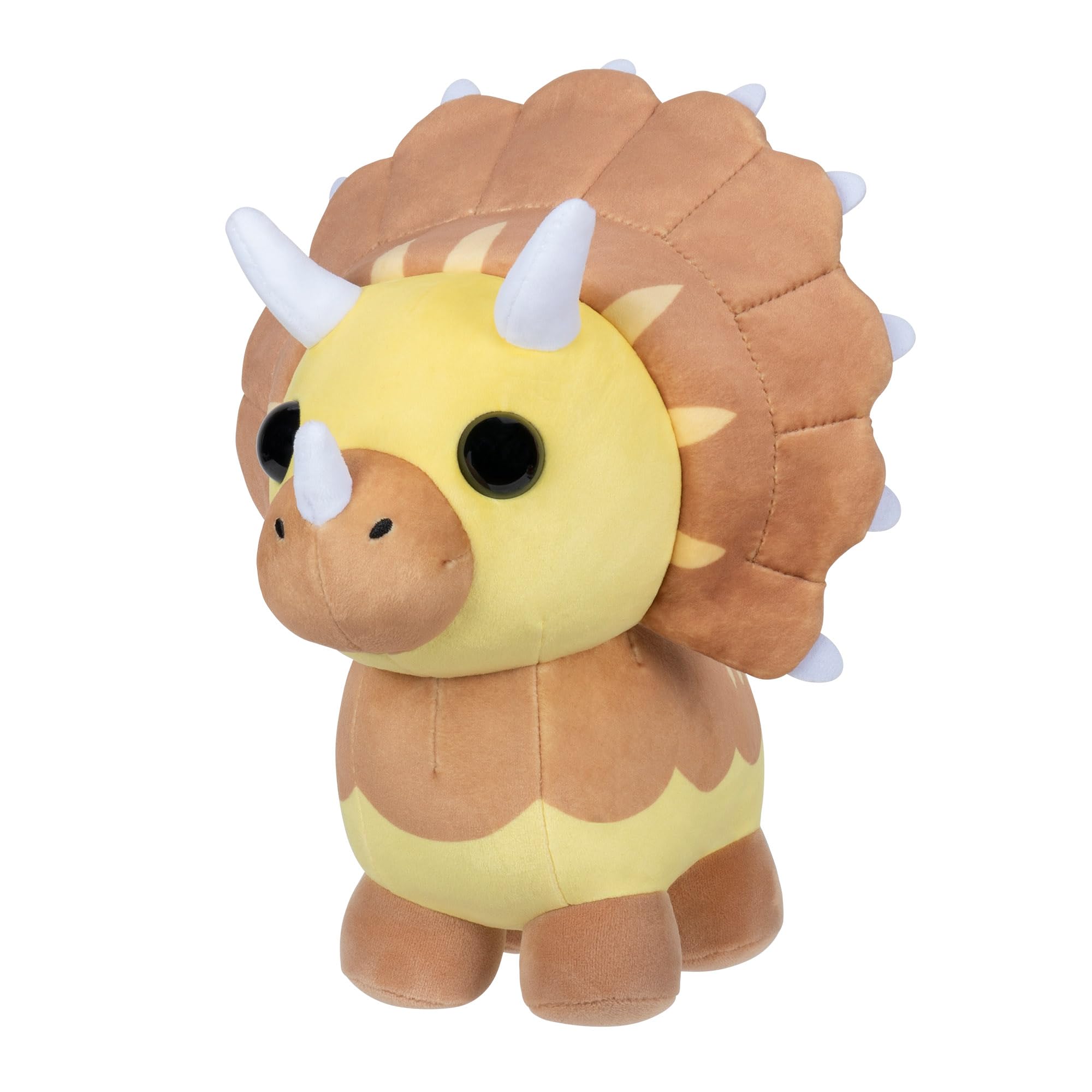 Adopt Me! Triceratops Plush - Series 4 Uncommon - 8-Inch Polyester Stuffed Animal