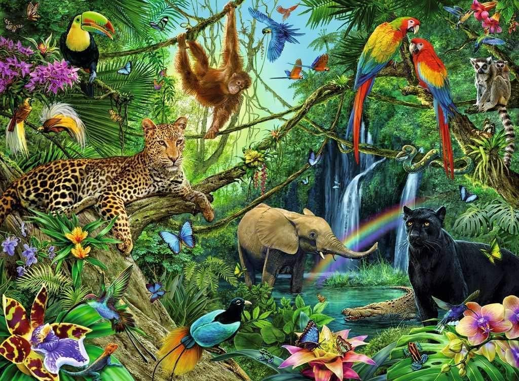Ravensburger Jungle 200 Piece Jigsaw Puzzle - Extra Large Pieces for Kids 8+ 7