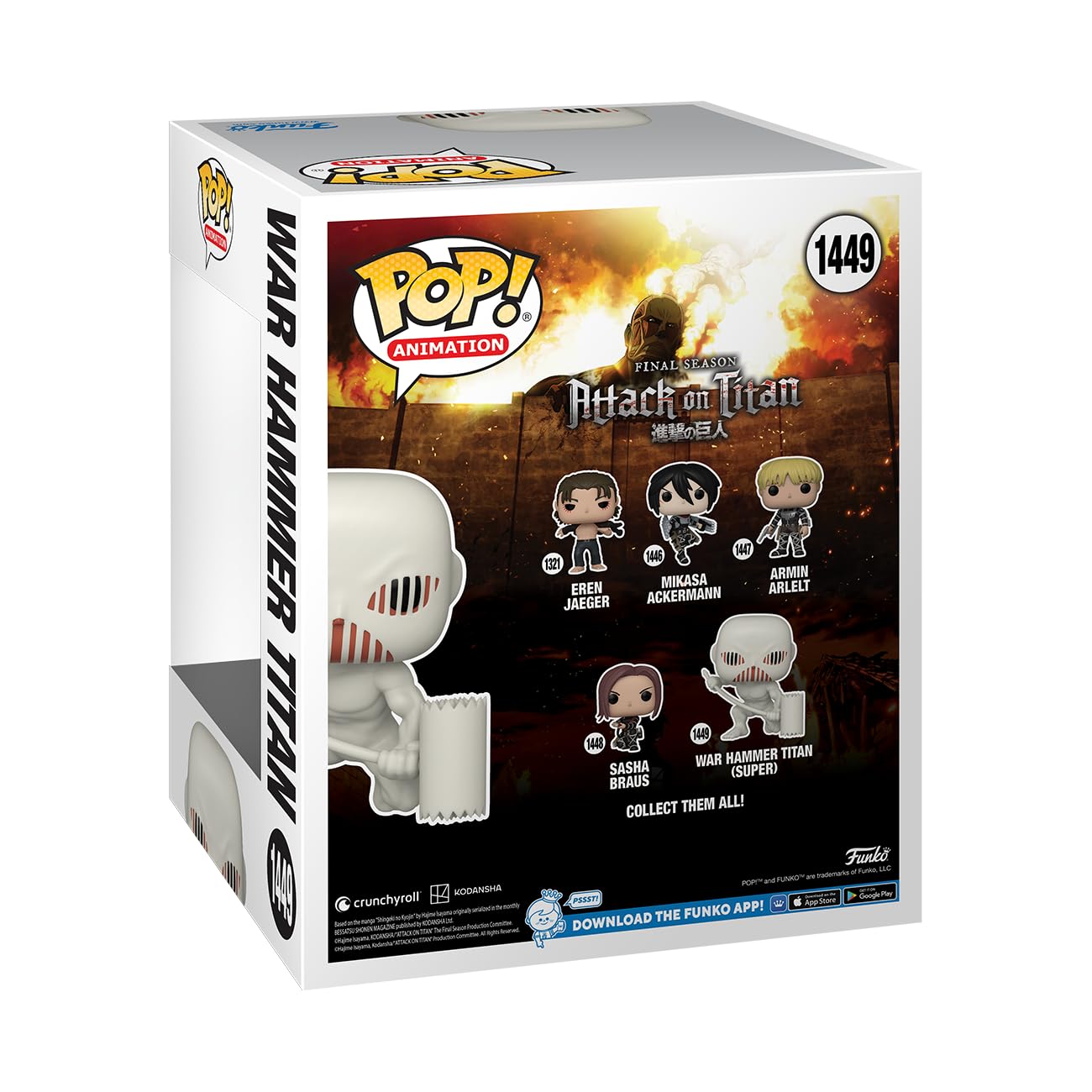 Funko Pop! Animation - Attack on Titan: War Hammer Titan Vinyl Figure (67933) 6