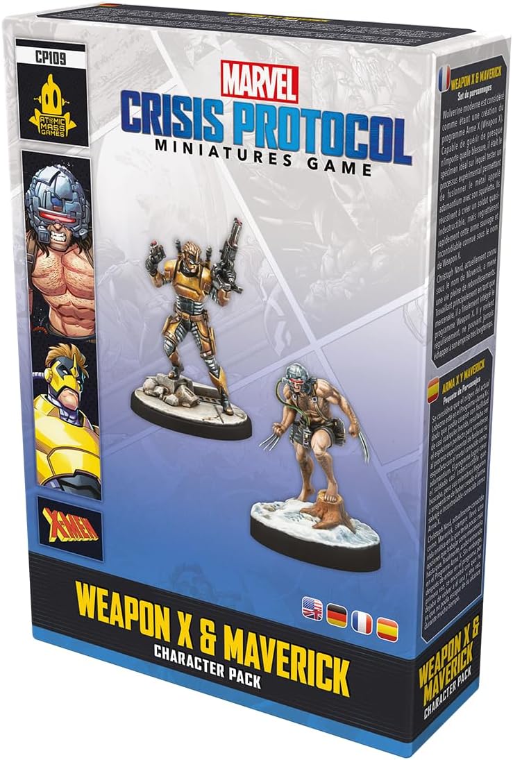Atomic Mass Games Marvel: Crisis Protocol Weapon X & Maverick Character Pack 4
