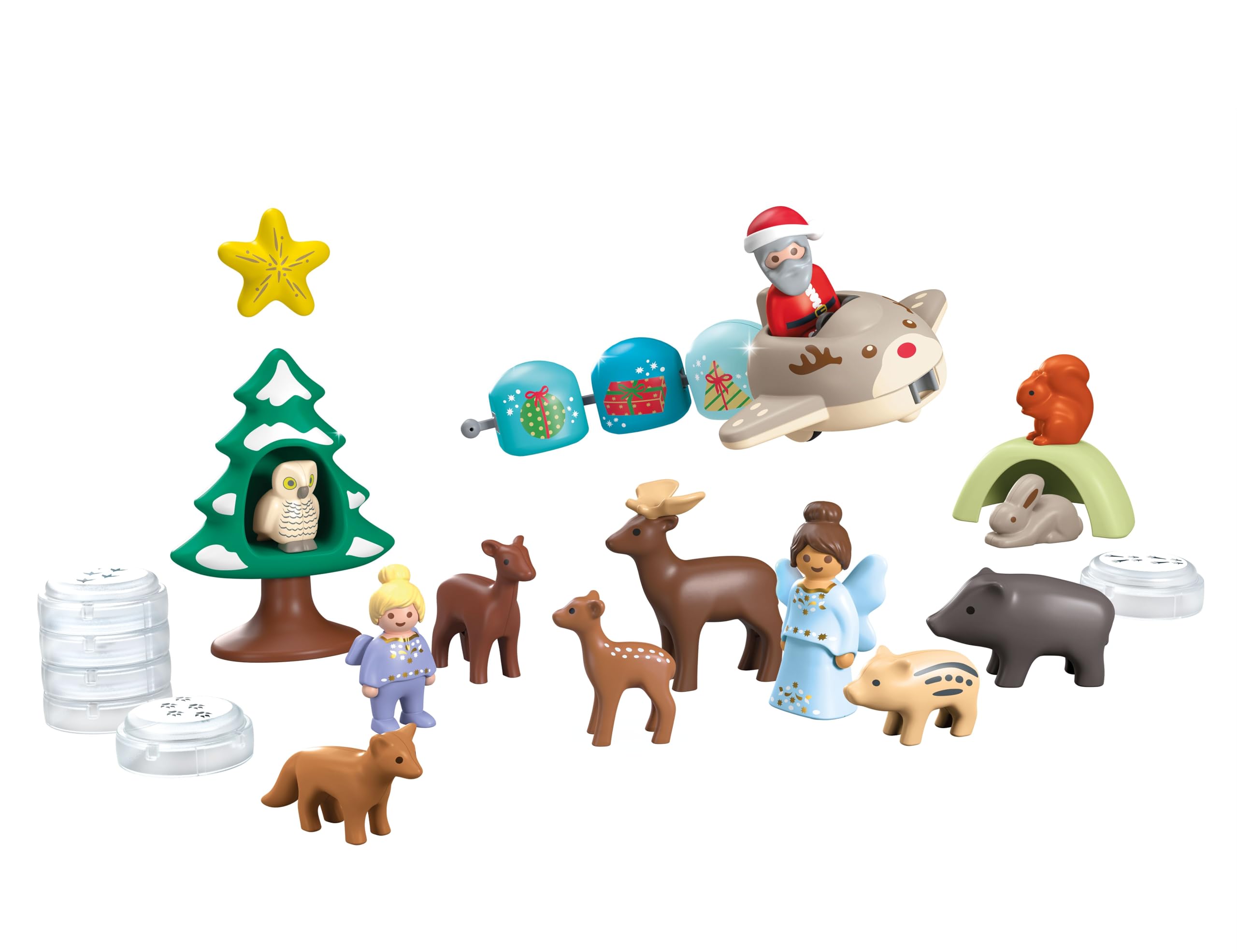 Playmobil 70297 Advent Calendar: Snowy Christmas Playset for Toddlers Ages 1+ 14