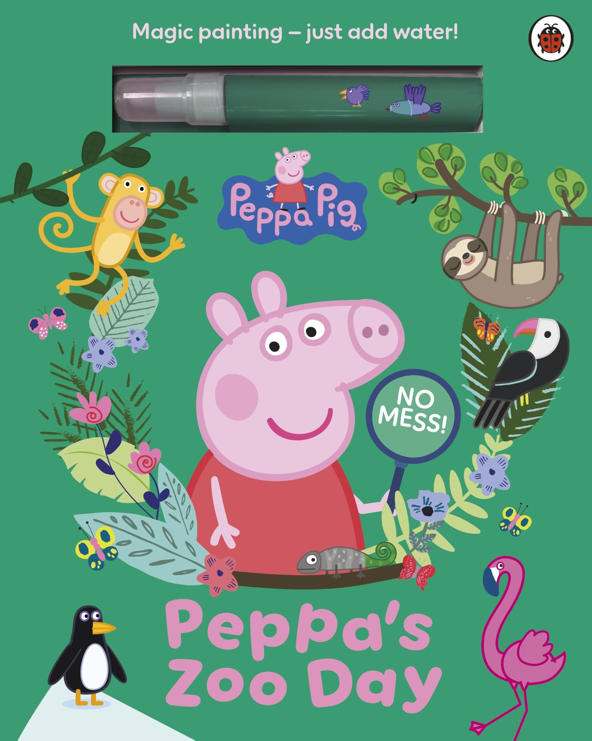 Ladybird Peppa Pig: Peppa’s Zoo Day Magic Painting Book | Board Book | Ages 3-6 1
