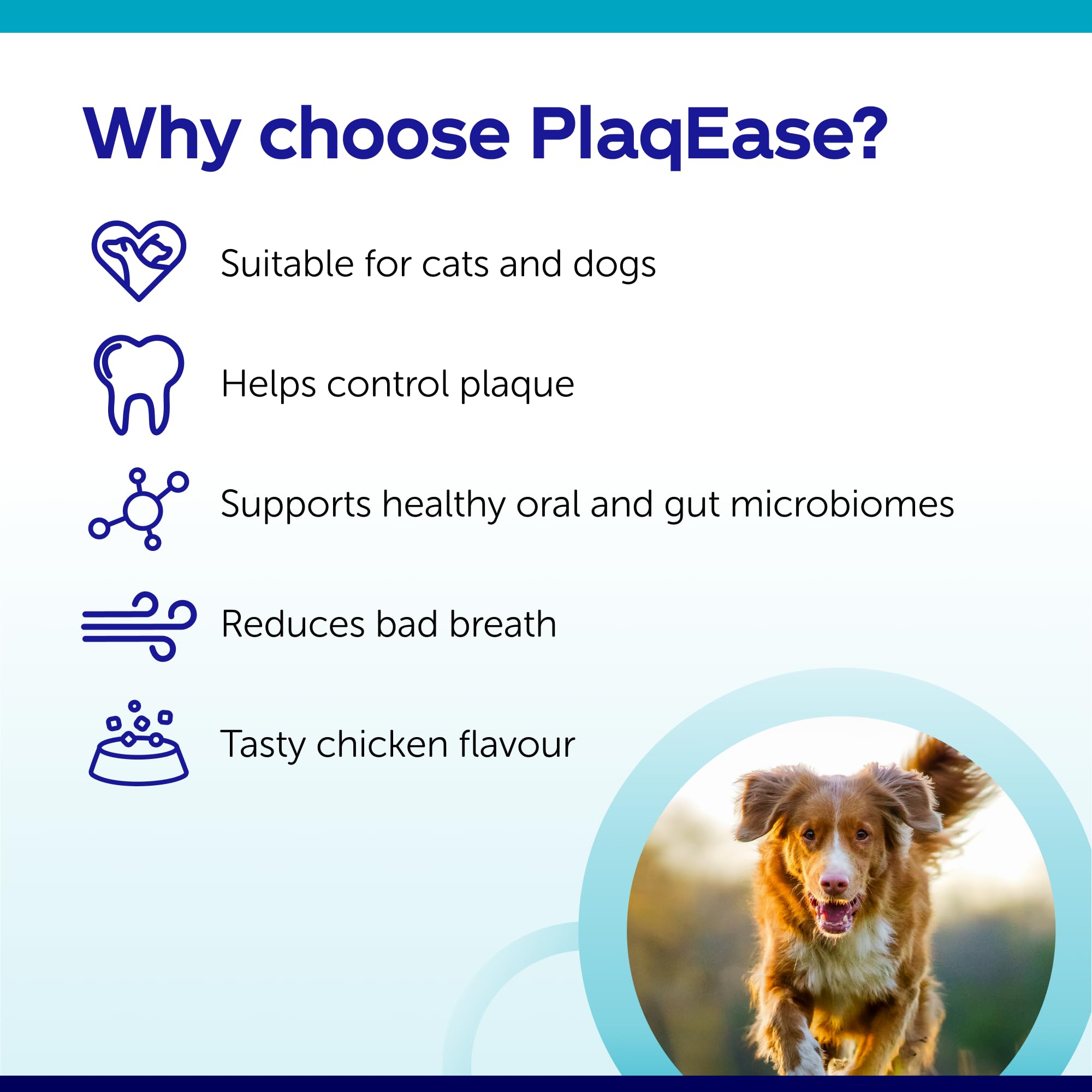 Protexin PlaqEase Dental Powder for Dogs & Cats - Controls Plaque & Bad Breath | 150g