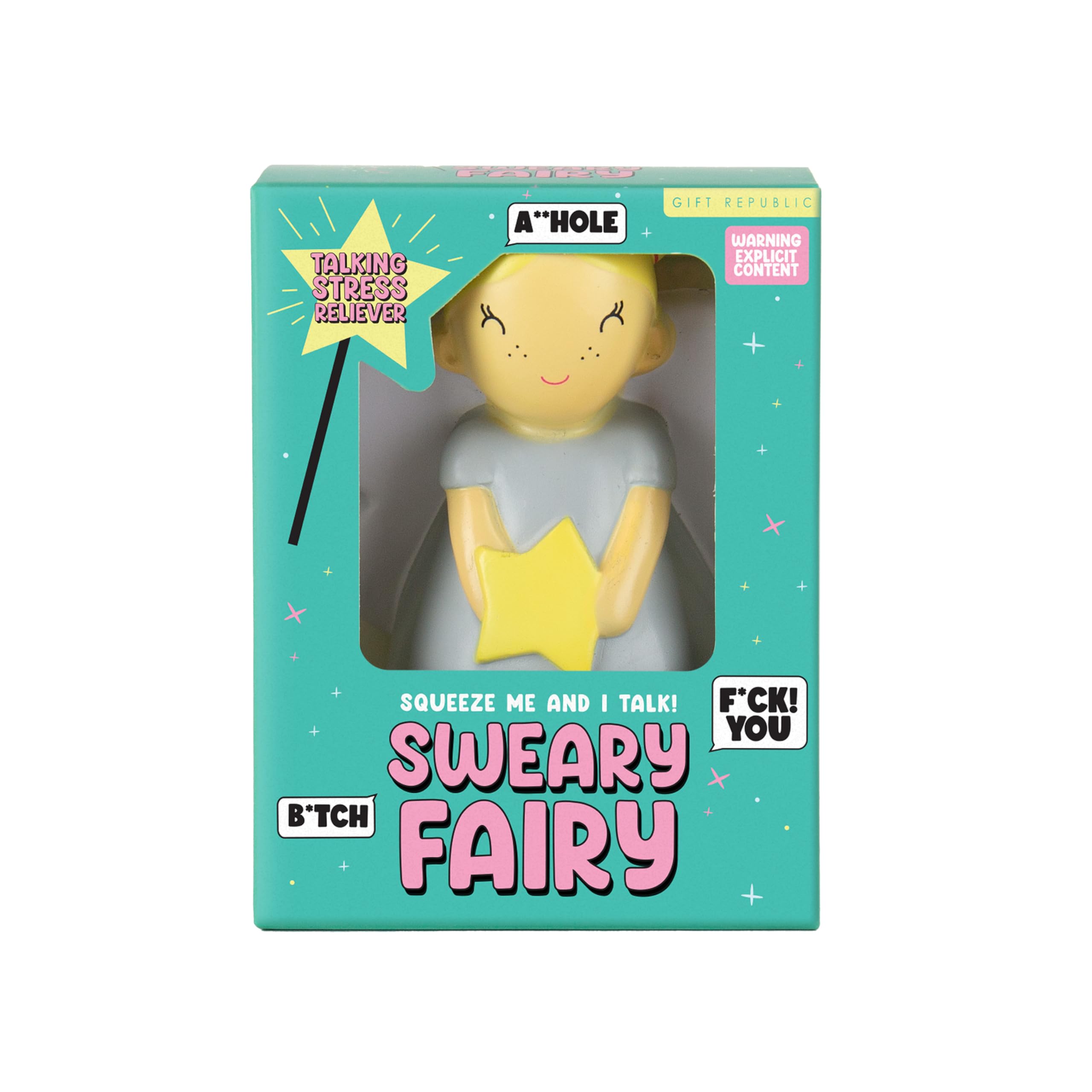 Sweary Fairy Adult Stress Relief Toy - Funny Rude Squeeze Squishy for Grown-Ups 6