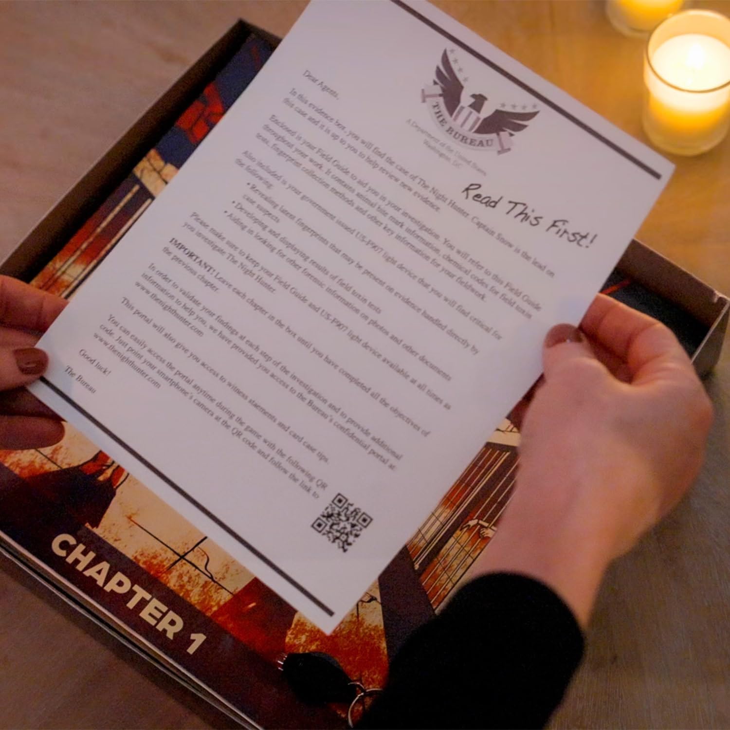 University Games The Night Hunter Murder Mystery Party Game 5