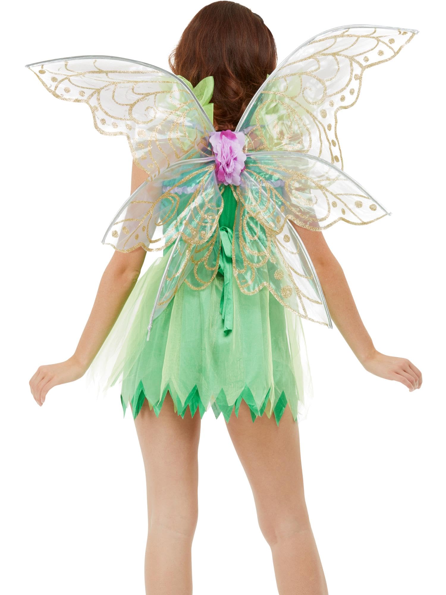 Smiffys Pretty Pixie Fairy Wings - Purple Iridescent, 86cm/34in, One Size