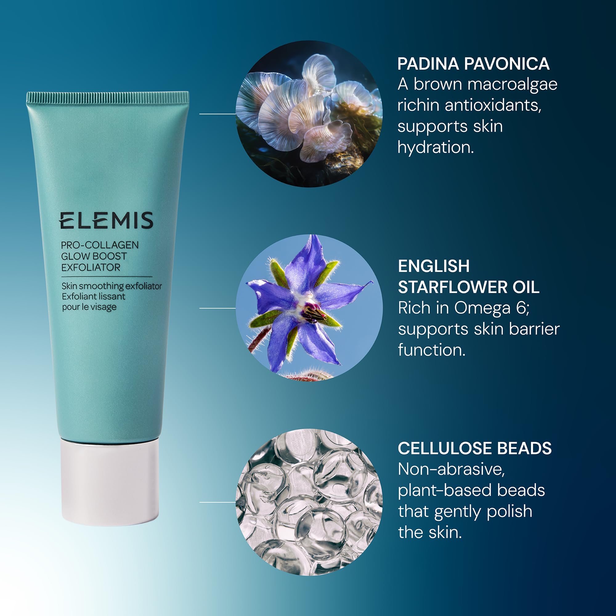 Elemis Pro-Collagen Glow Boost Exfoliator - Skin Smoothing Gel, 100 ml 5
