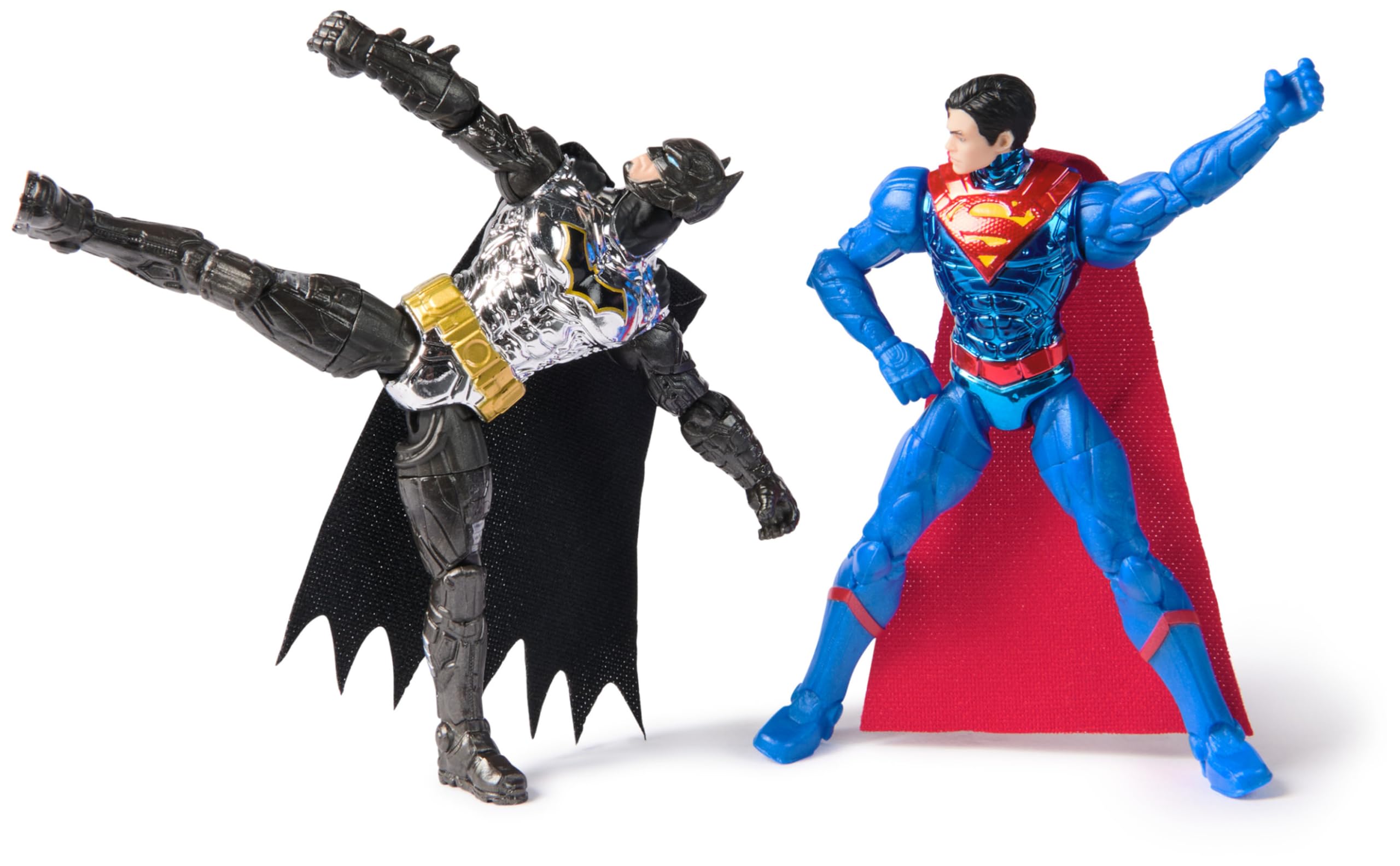 Metal Force Transforming Batwing - 2-in-1 Playset with Figures & Cards 5