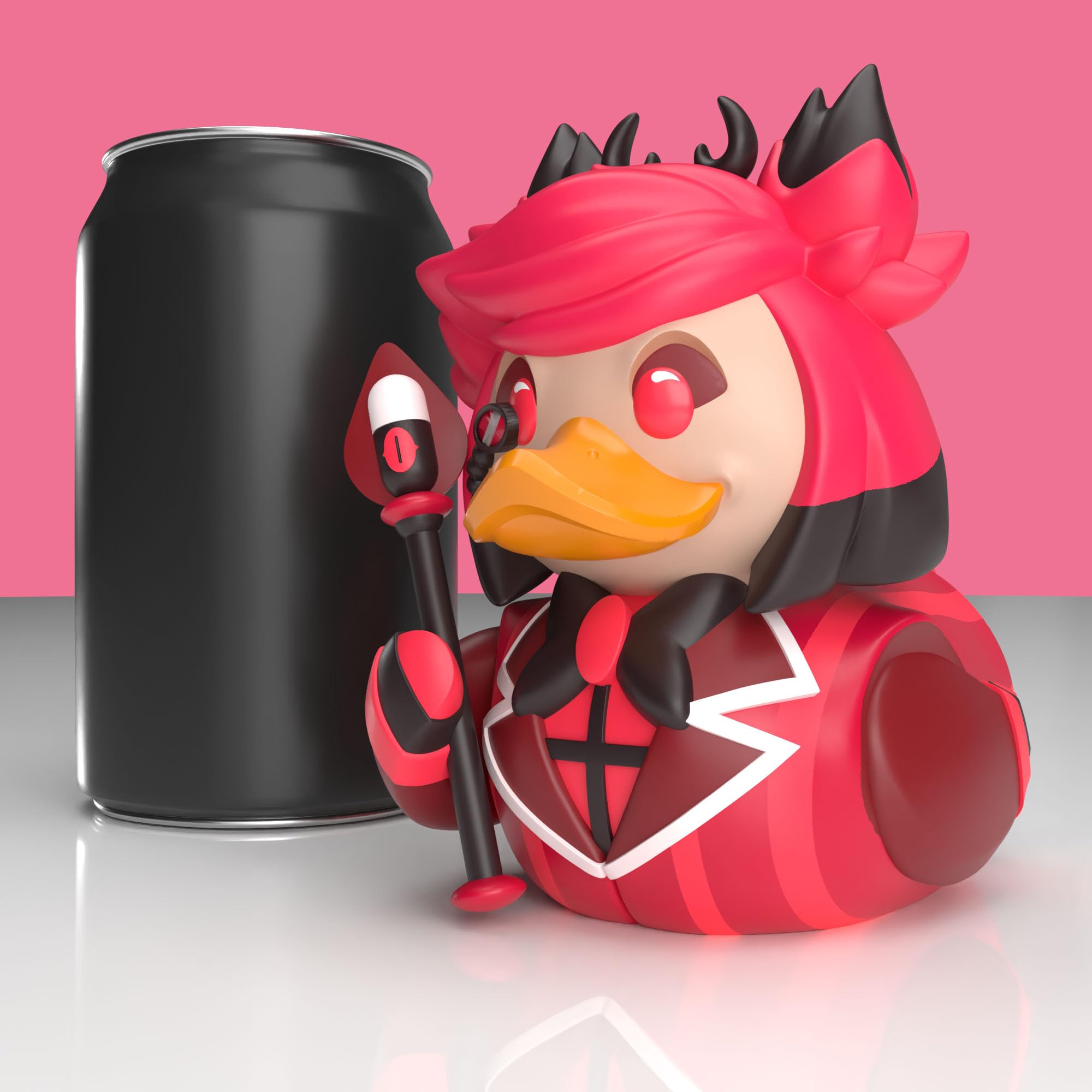 TUBBZ First Edition: Hazbin Hotel - Alastor Cosplaying Rubber Duck Vinyl Figure 6
