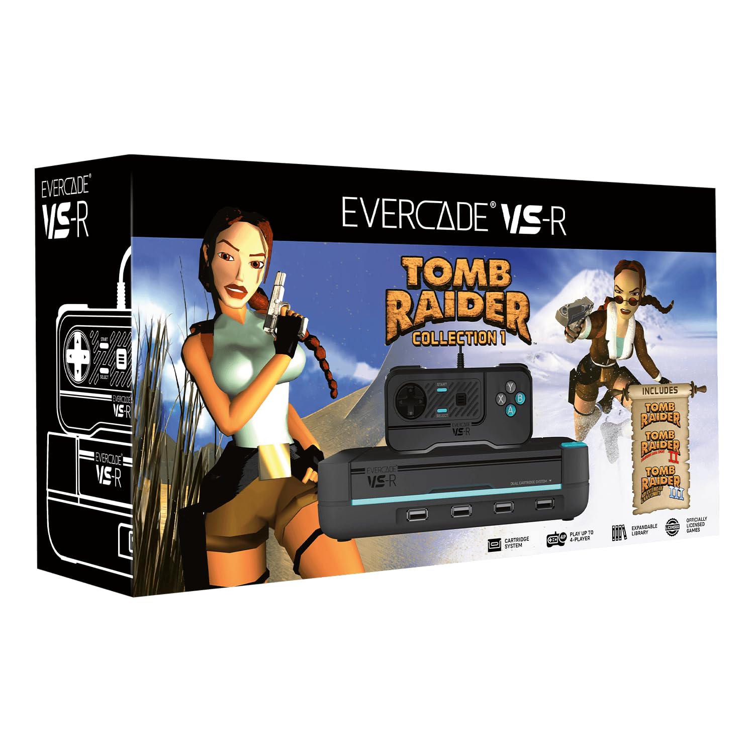 Tomb Raider Collection 1 - Evercade VS-R Console Bundle 9