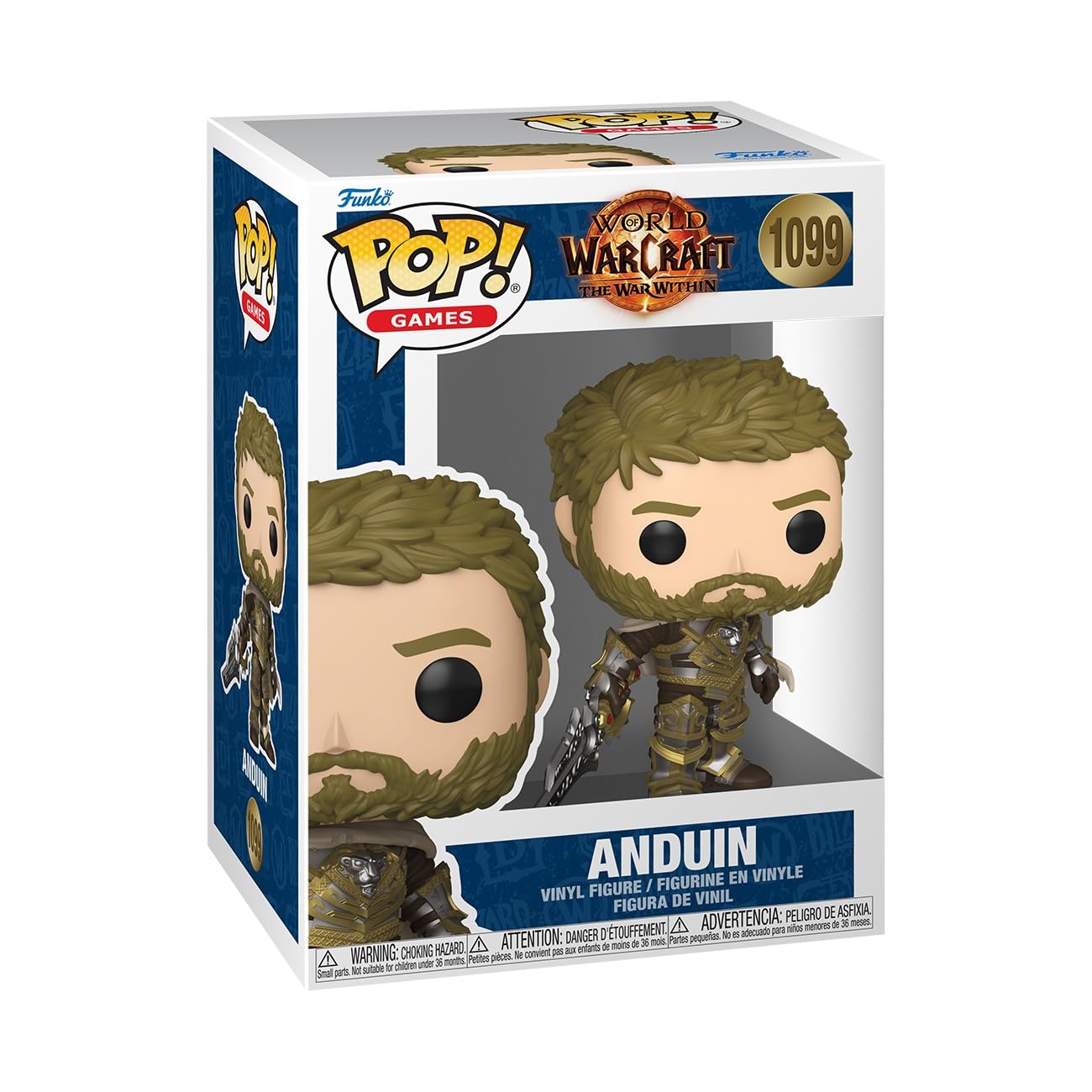 Funko Pop! Games: World Of Warcraft - Anduin Wrynn Vinyl Figure | 3.75 Inches Tall 1
