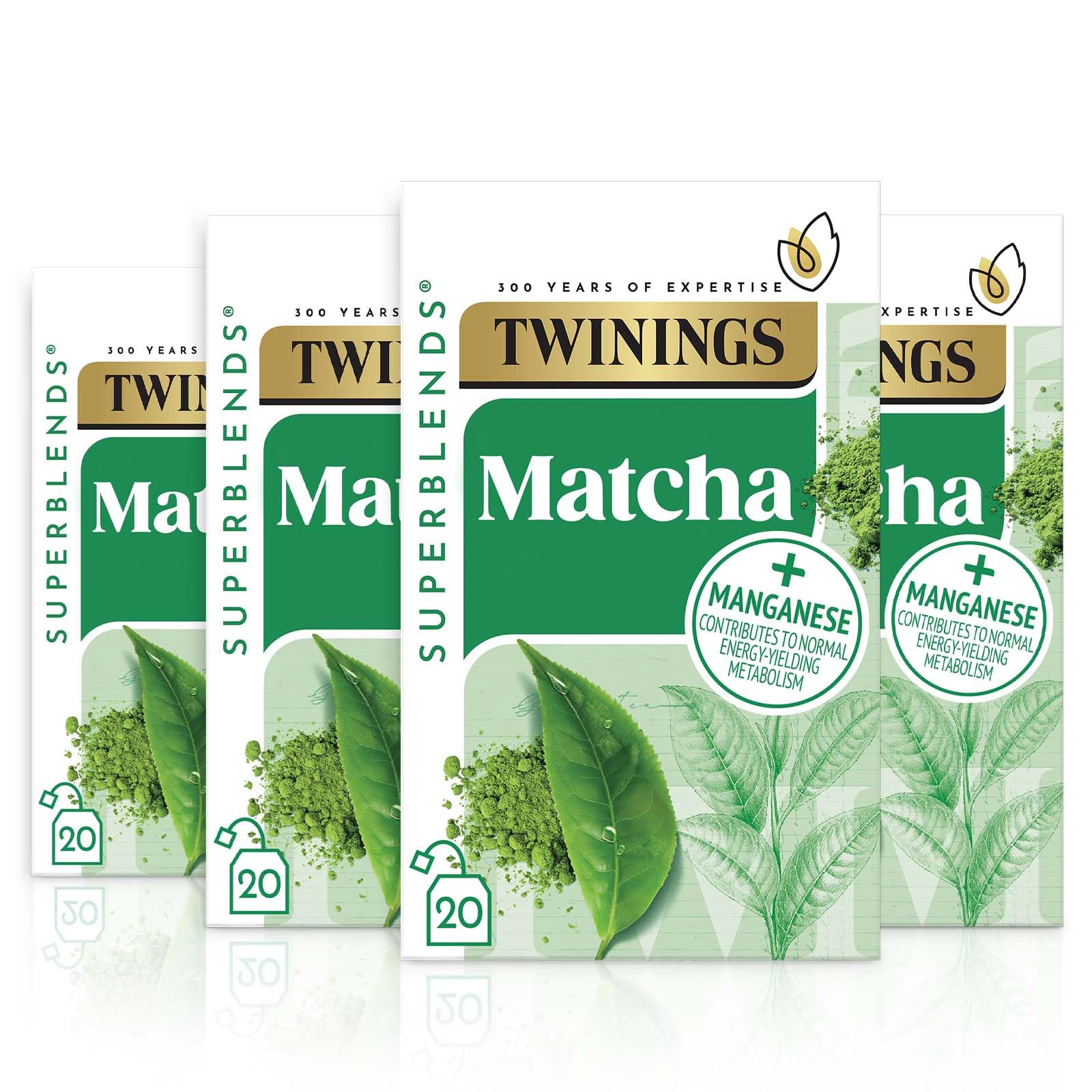 Twinings Superblends Super Green Matcha Tea, 80 Tea Bags (4 x 20) 7