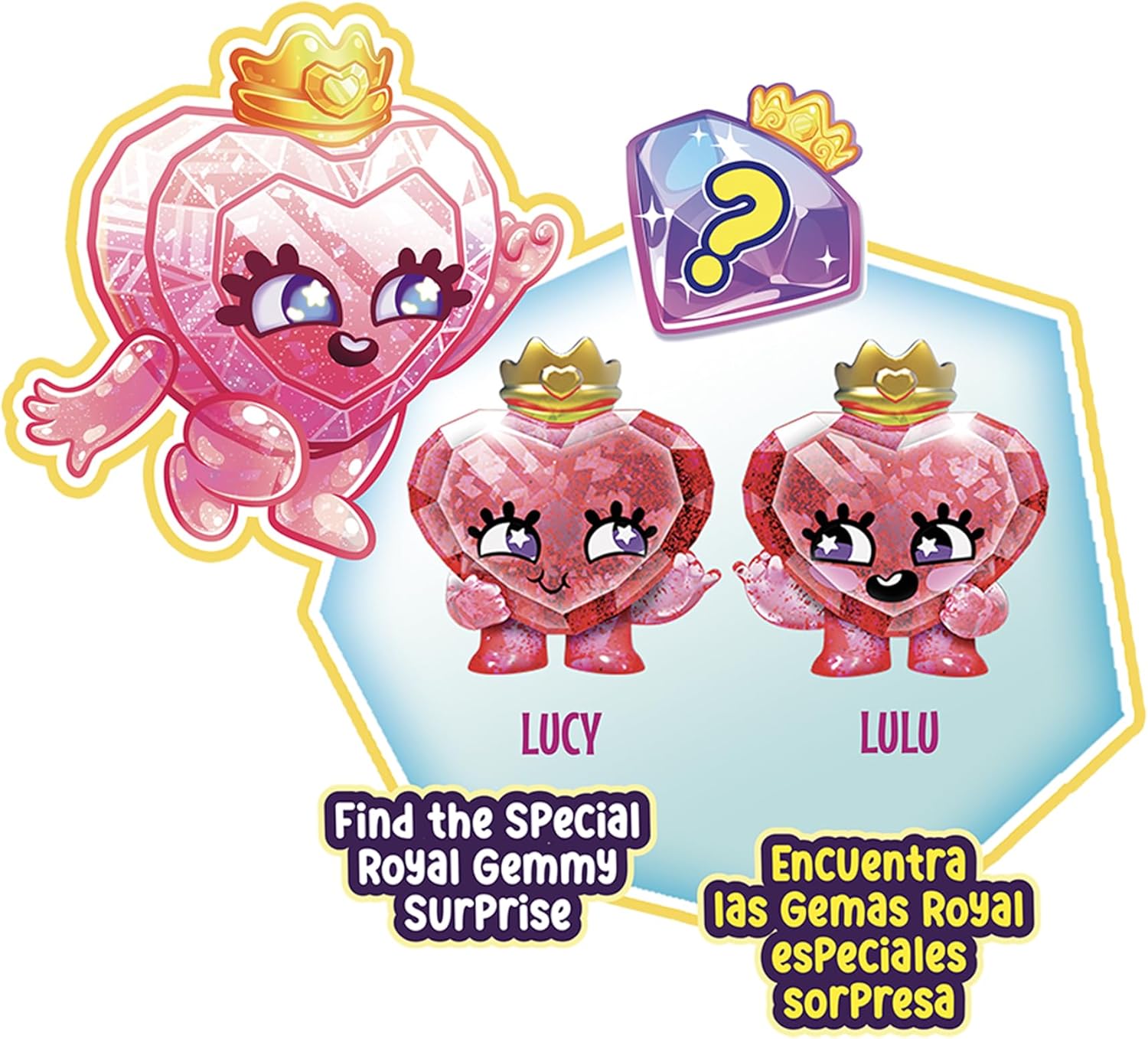 Bandai Pinky Promise The Royals 12 Pack - Gemmy Friends Collectible Set with Bracelet & Hair Clip 8