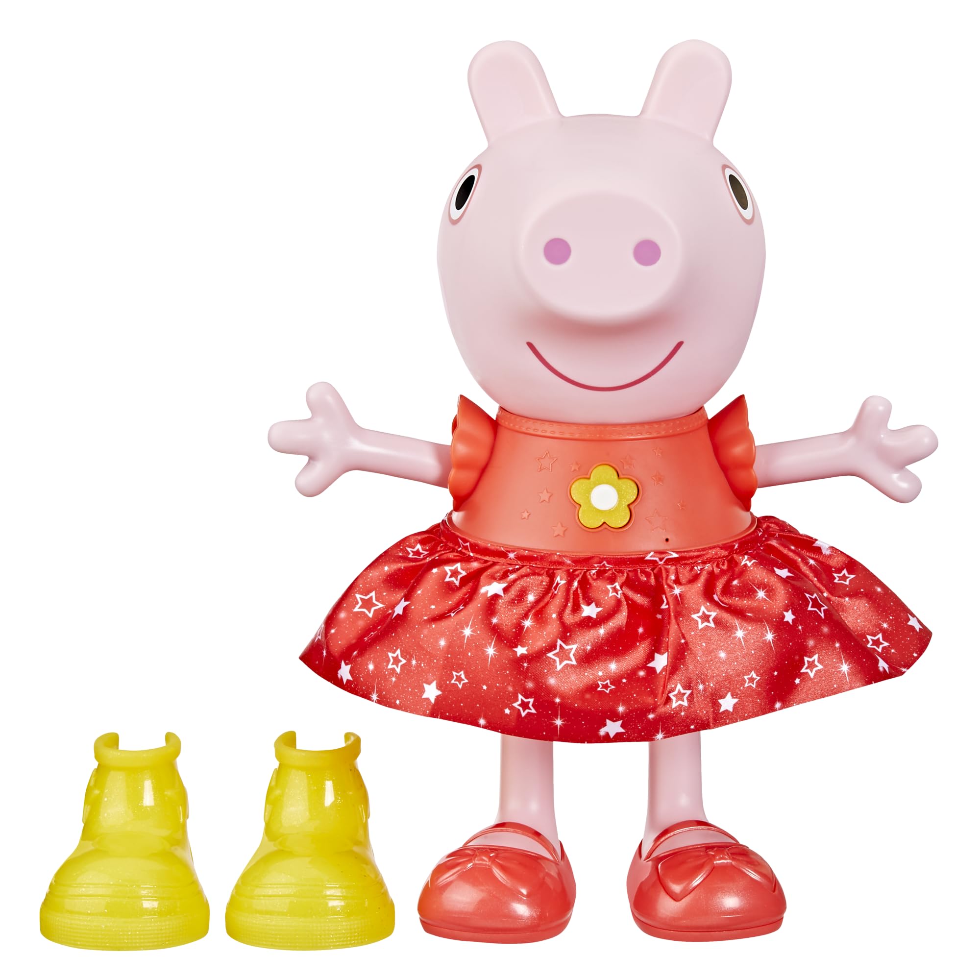 Peppa Pig Peppa’s Muddy Puddles Party Doll - Interactive Singing & Dancing Toy for Kids 3+