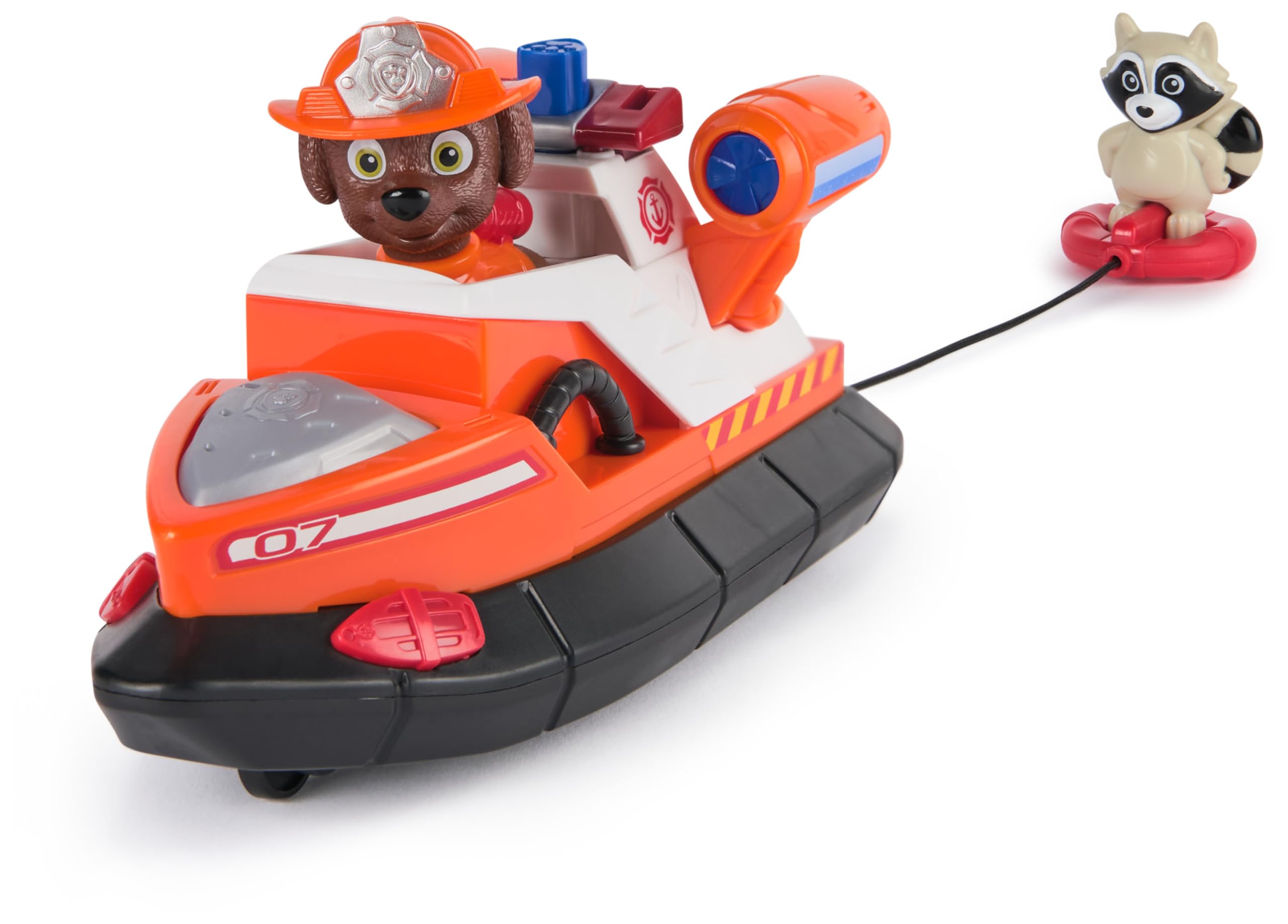 Paw Patrol Zuma Rescue Fire Boat with Action Figure & Launching Lifesaver - Kids Toy Playset for Ages 3 and Up 1