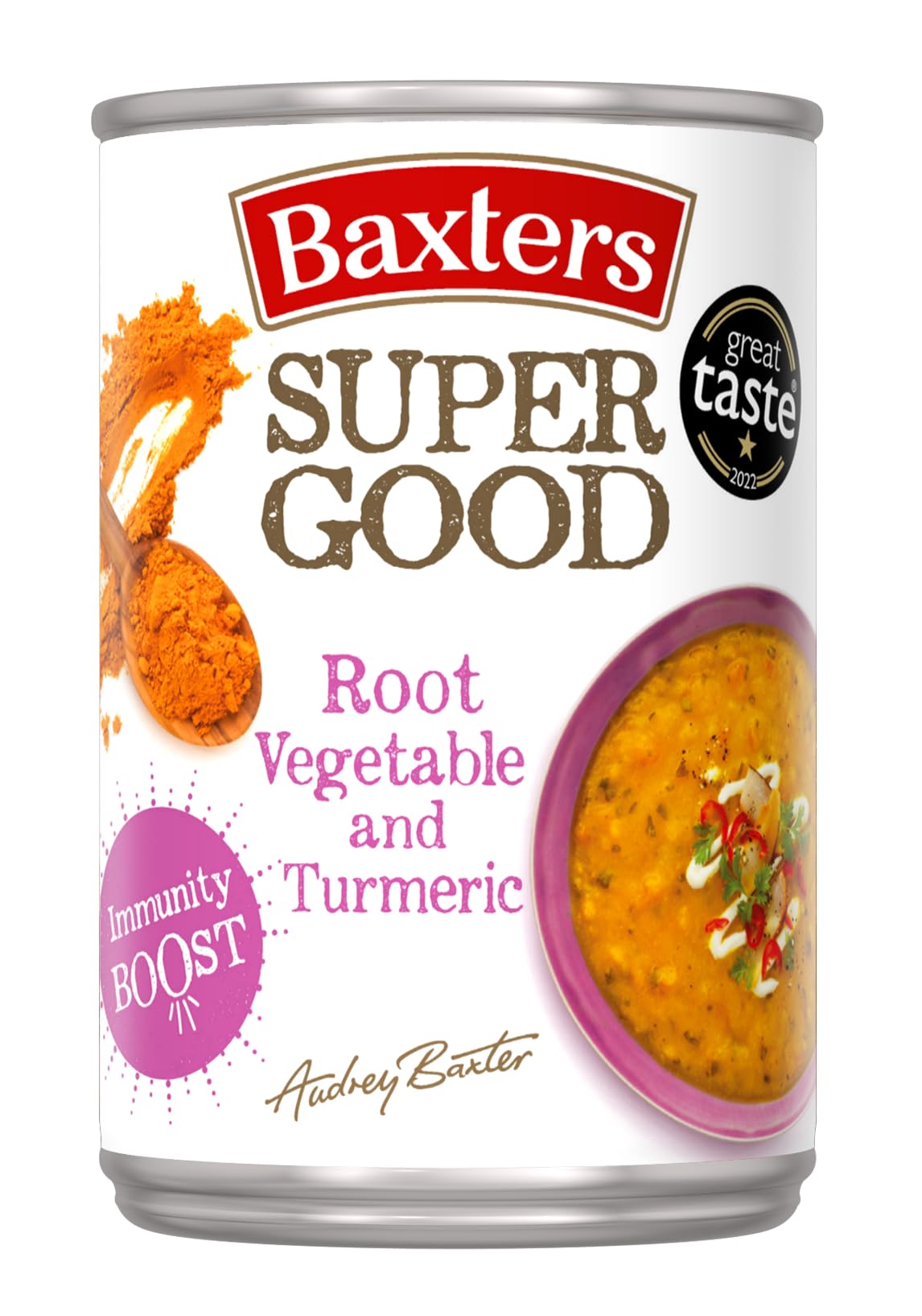 Baxters Super Good Root Vegetables & Turmeric Soup - Low Fat, Gluten Free | 400g
