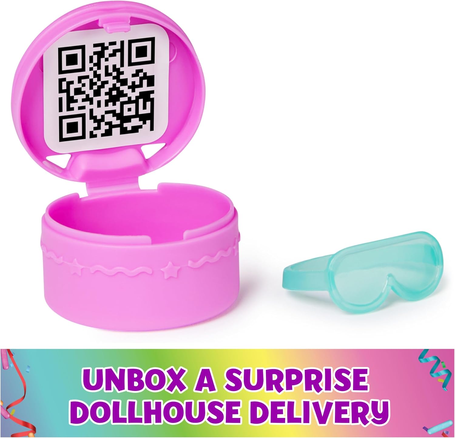 Gabby's Dollhouse MerCat Bobble Figure with Lab Table & Surprise Goggles - 5-Piece Playset 4