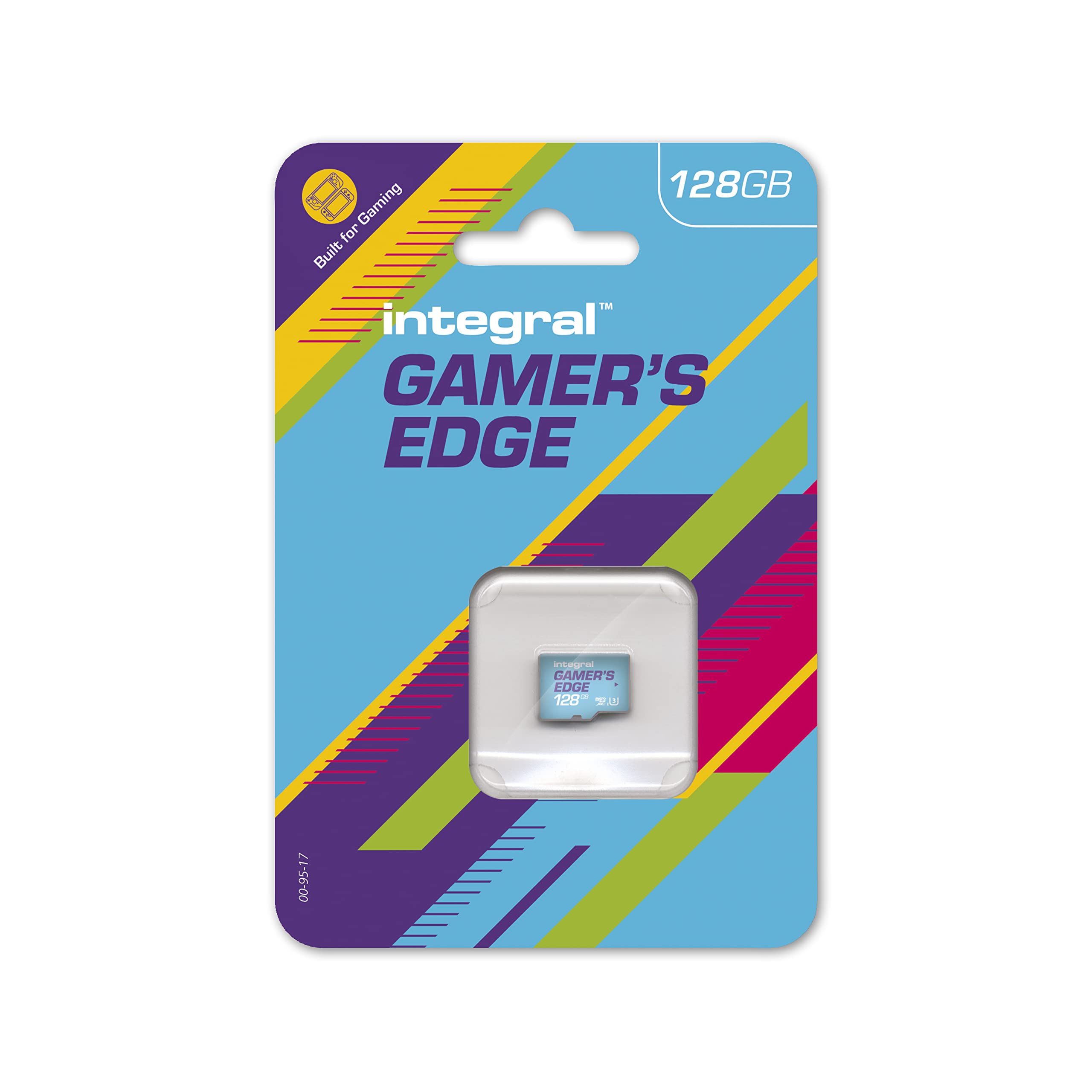 Integral 128GB Gamer's Edge Micro SD Card for Nintendo Switch, Switch Lite & Switch OLED - U3, 100MB/s Read, A1 App Performance