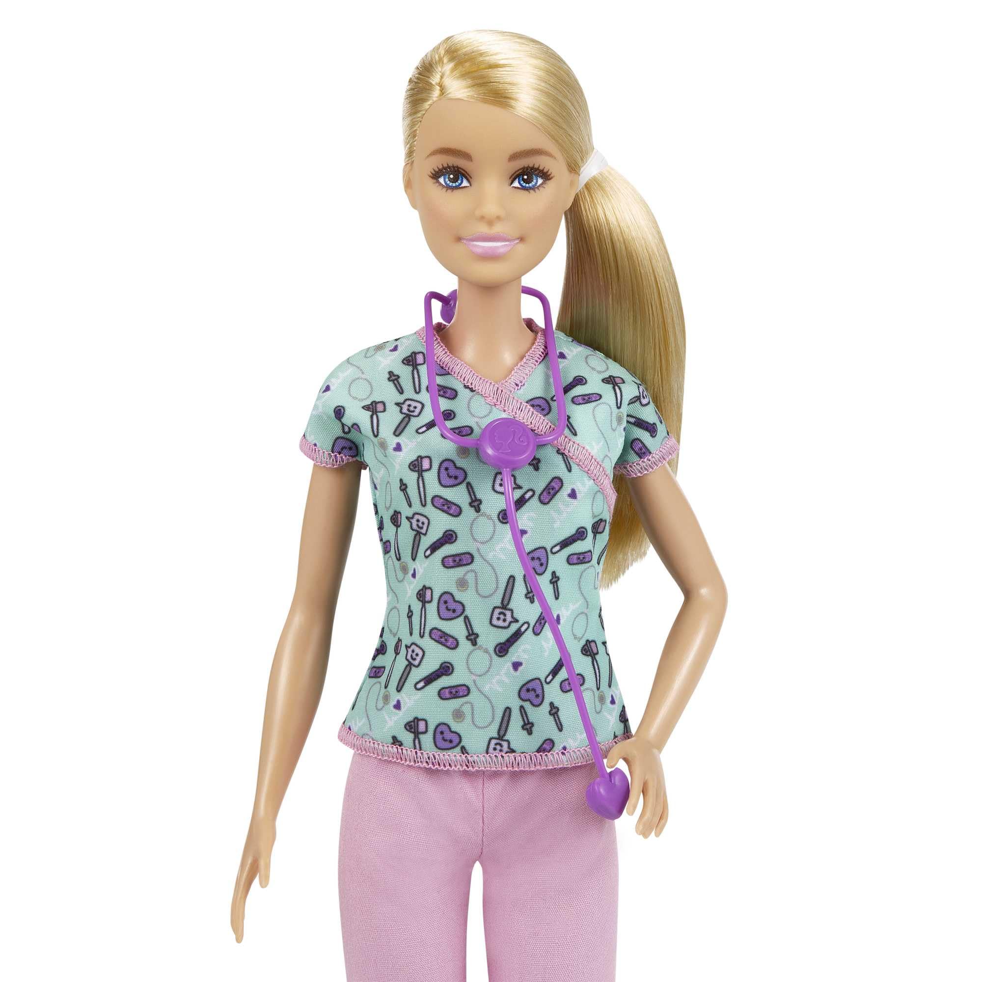 Barbie Nurse Doll - 12-in/30.40-cm Doll, Ages 3+ 4