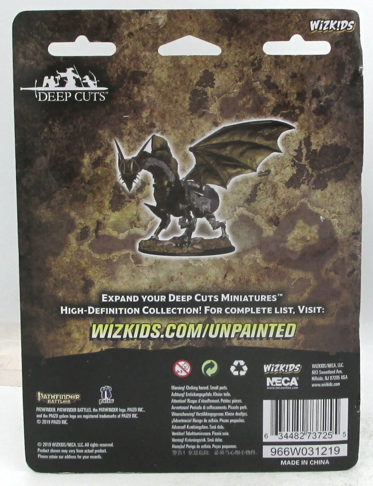 WizKids WK73725 Miniature Figure - Plastic, White, Adult